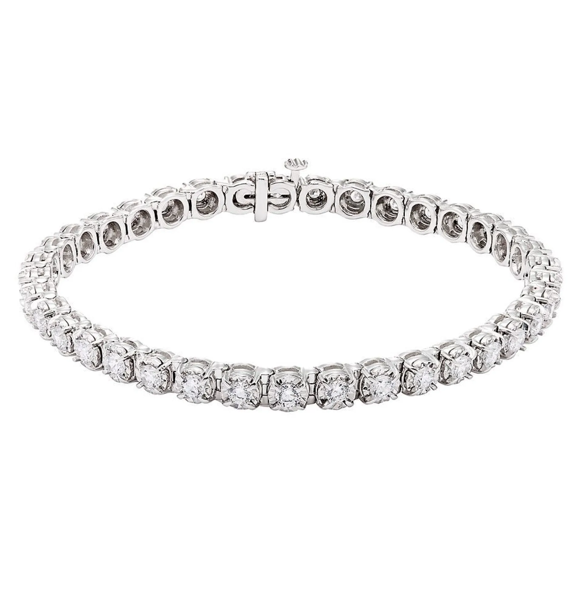 3 Ct. Tw. Diamond Bracelet In 10K White Gold