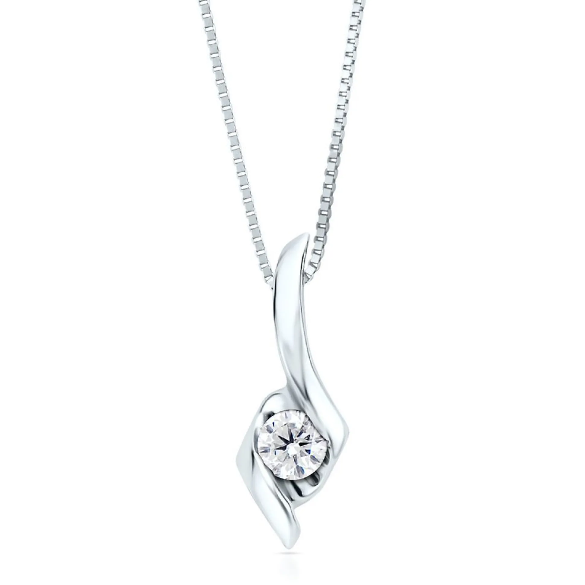 1/10 Ct. Tw. Diamond Pendant In 14K Gold