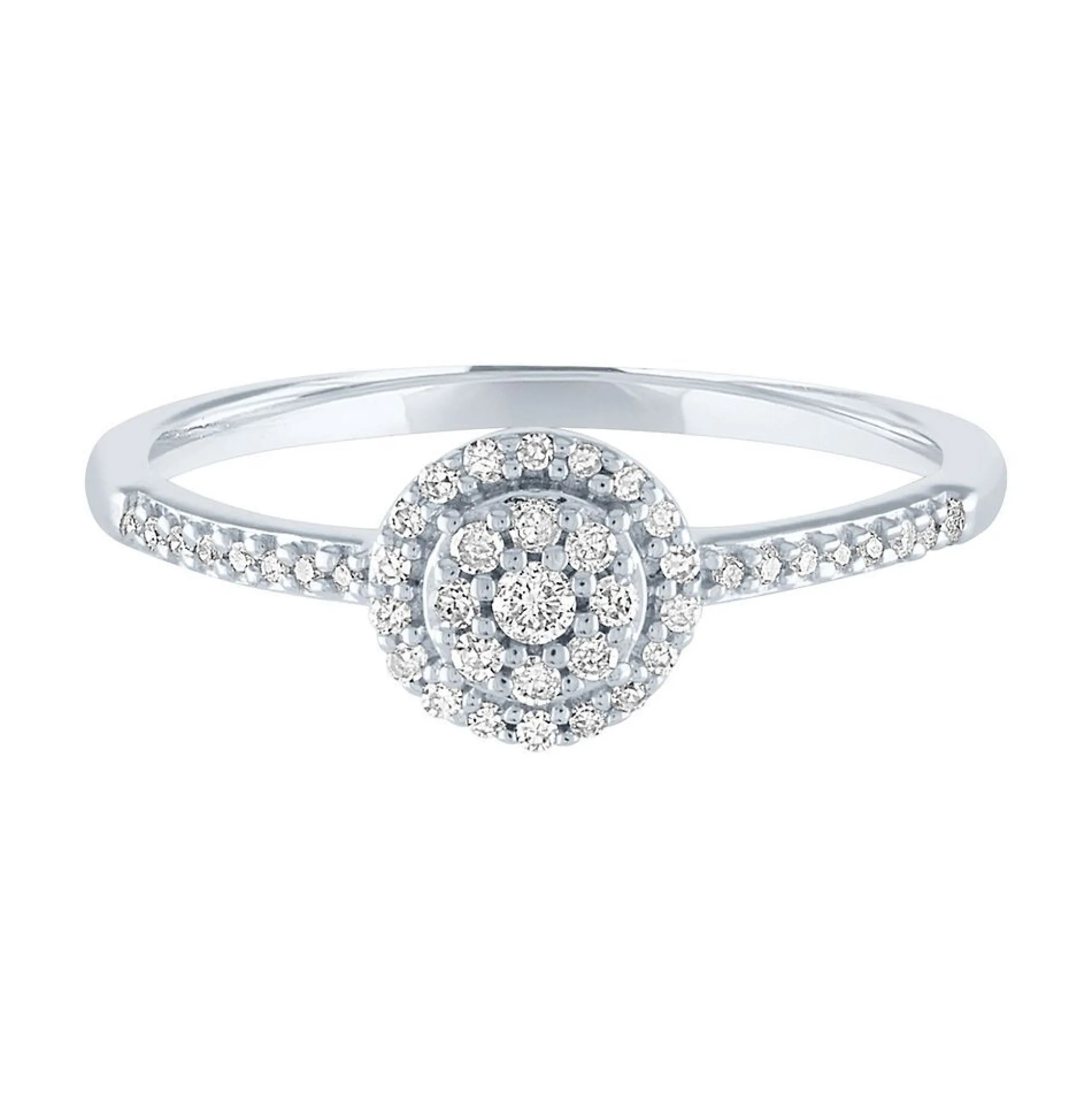 1/7 Ct. Tw. Diamond Promise Ring In 10K White Gold
