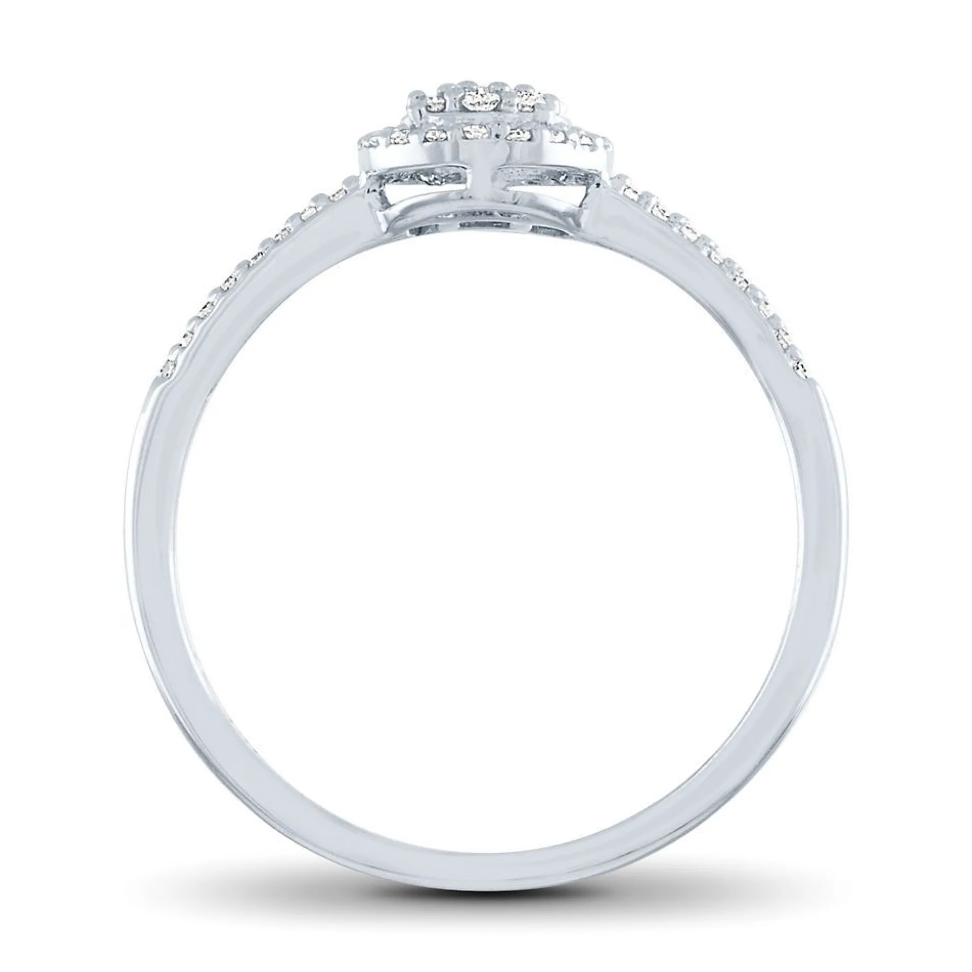 1/7 Ct. Tw. Diamond Promise Ring In 10K White Gold