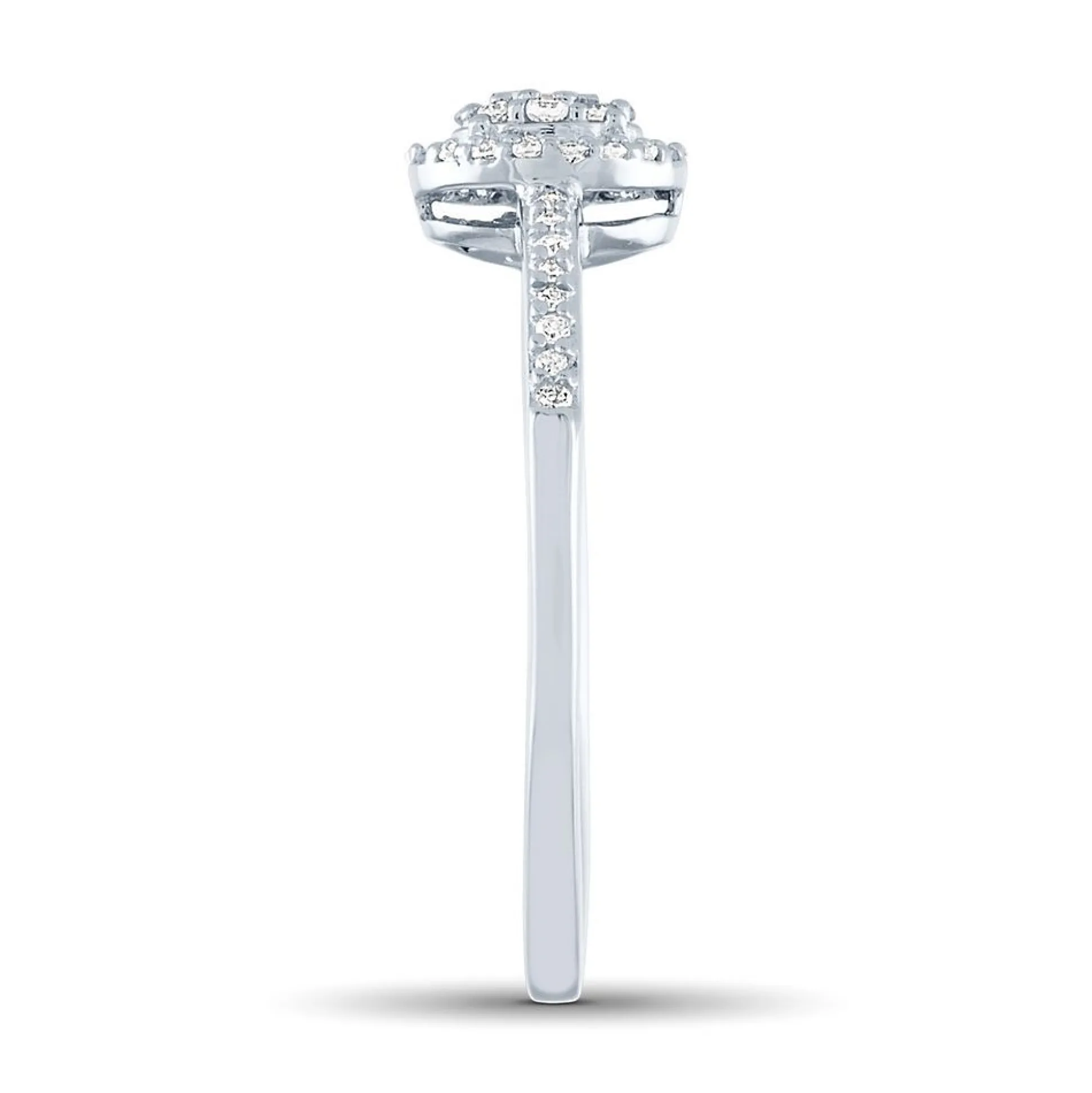 1/7 Ct. Tw. Diamond Promise Ring In 10K White Gold