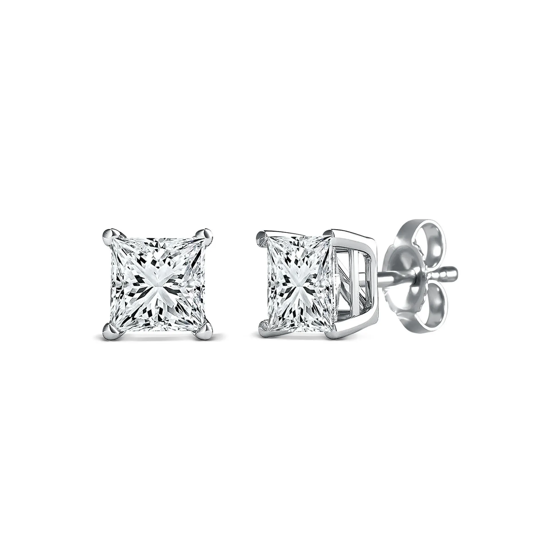 1 Ct. Tw. Diamond 4-Prong Stud Earrings In 14K Gold