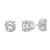 1/2 Ct. Tw. Diamond 4-Prong Stud Earrings In 14K Gold