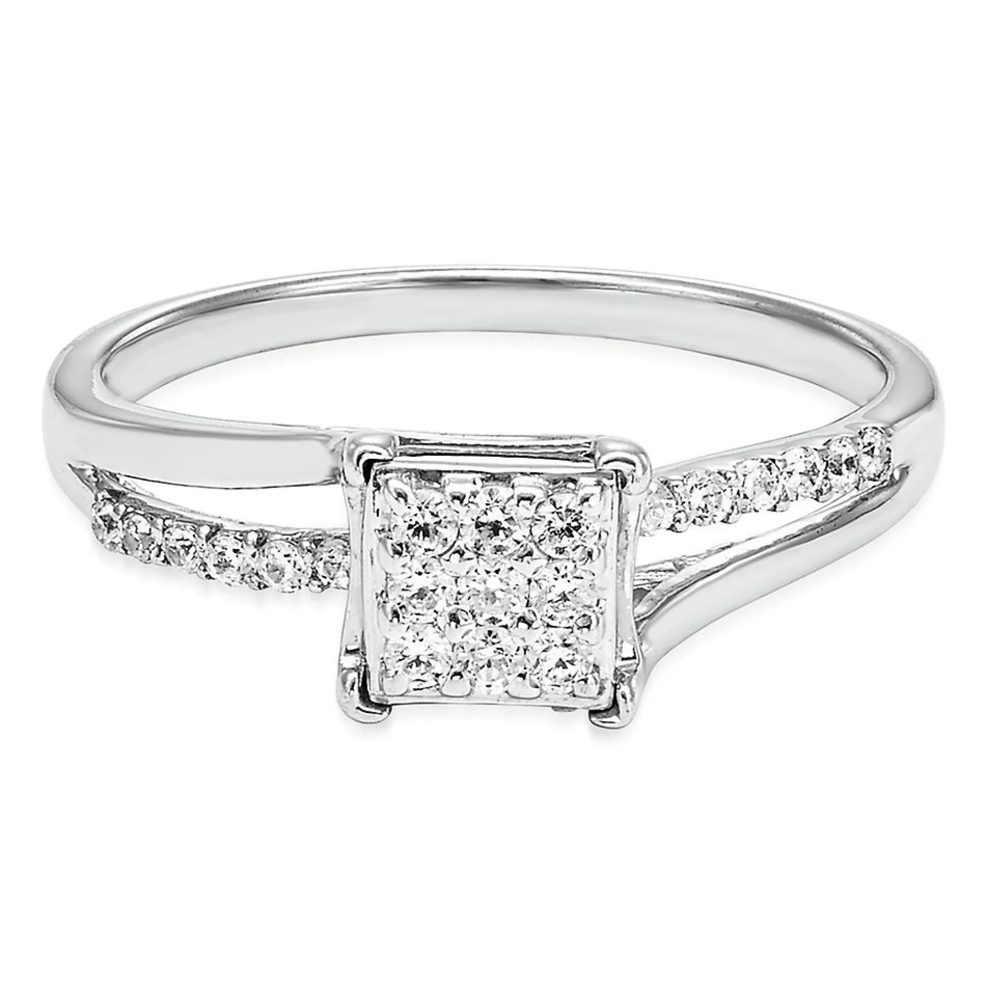 1/4 Ct. Tw. Diamond Ring In Sterling Silver