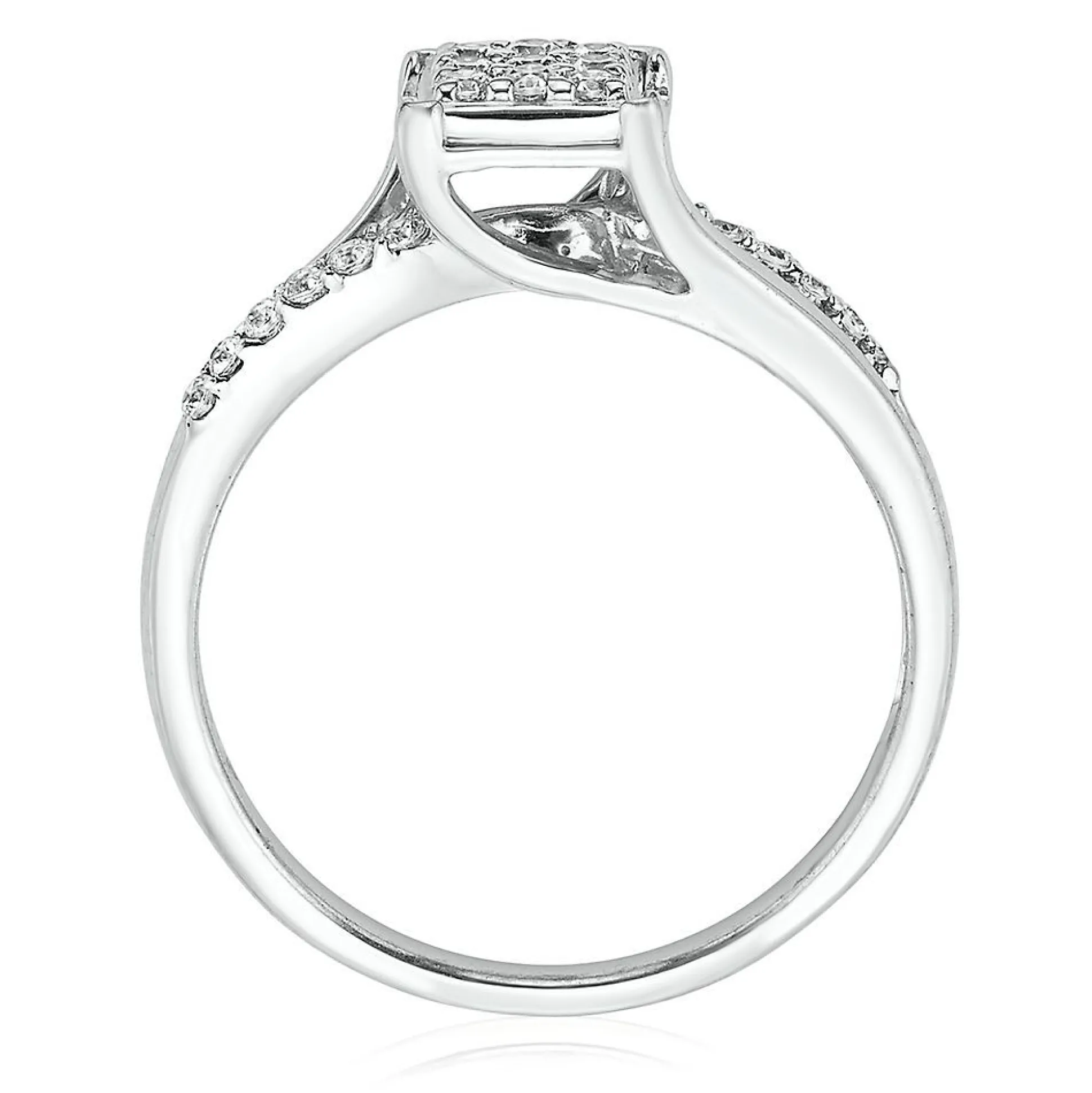 1/4 Ct. Tw. Diamond Ring In Sterling Silver