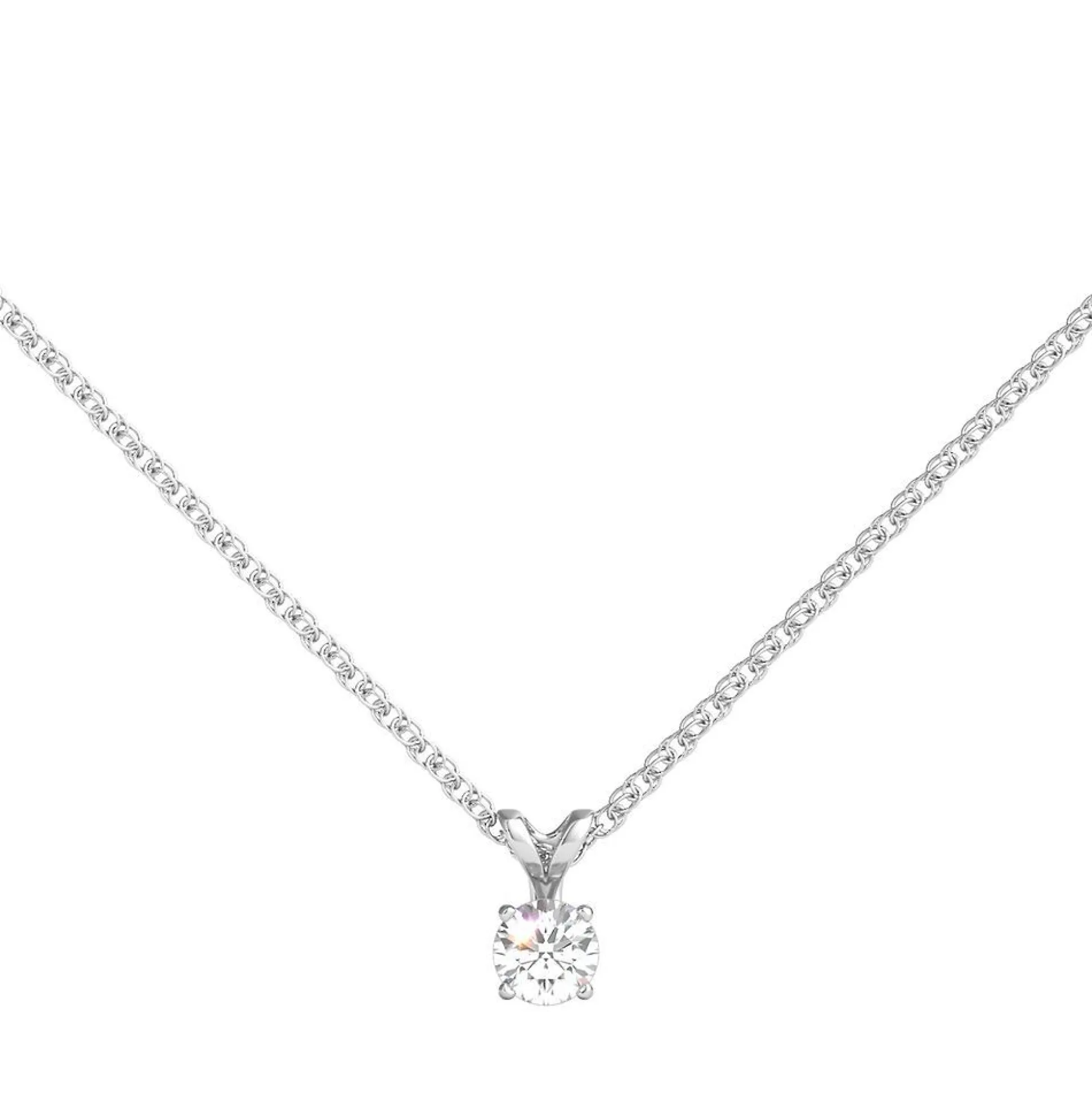 1/3 Ct. Tw. Diamond Solitaire Pendant In