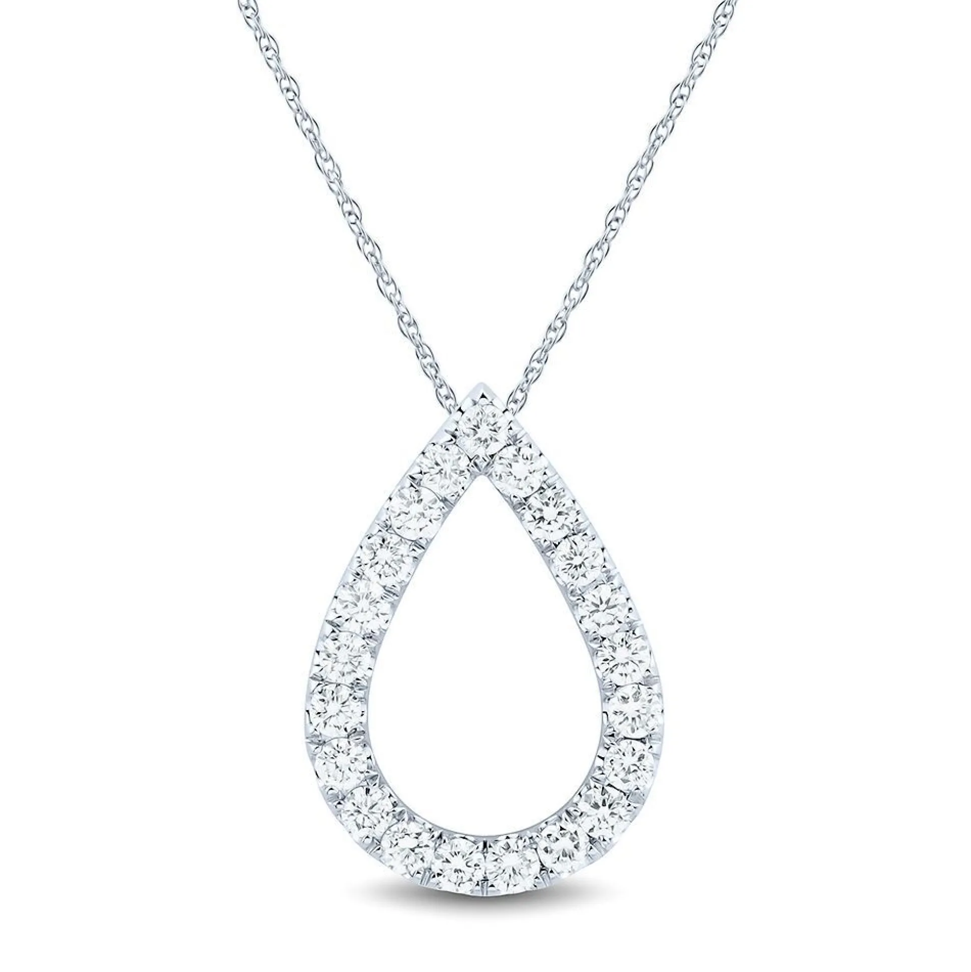 5/8 Ct. Tw. Lab Grown Diamond Pendant In 14K White Gold