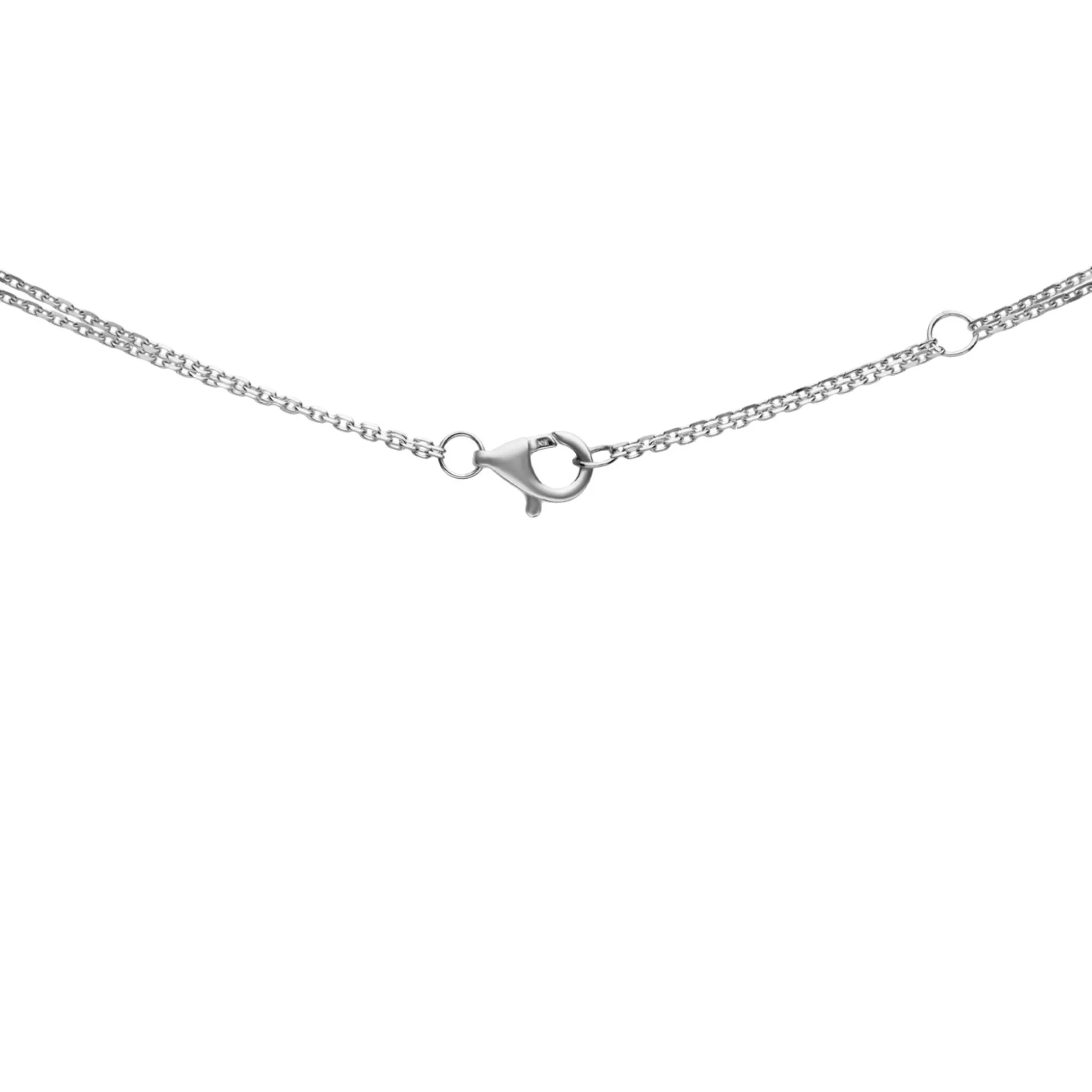 Blue Sapphire And Diamond Pendant In 14K White Gold (1 Ct. Tw.)