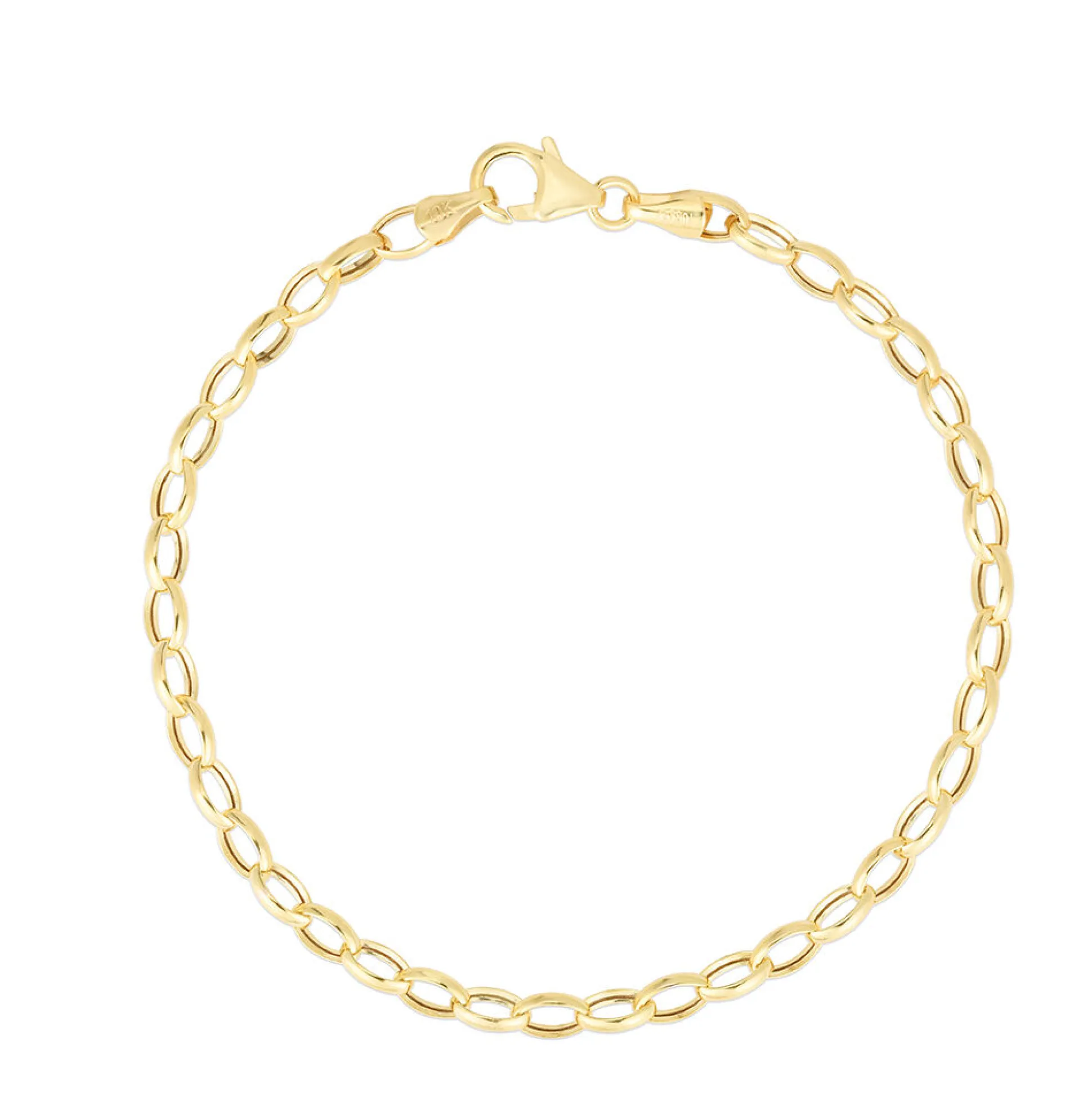 Charm Bracelet In 10K Yellow Gold