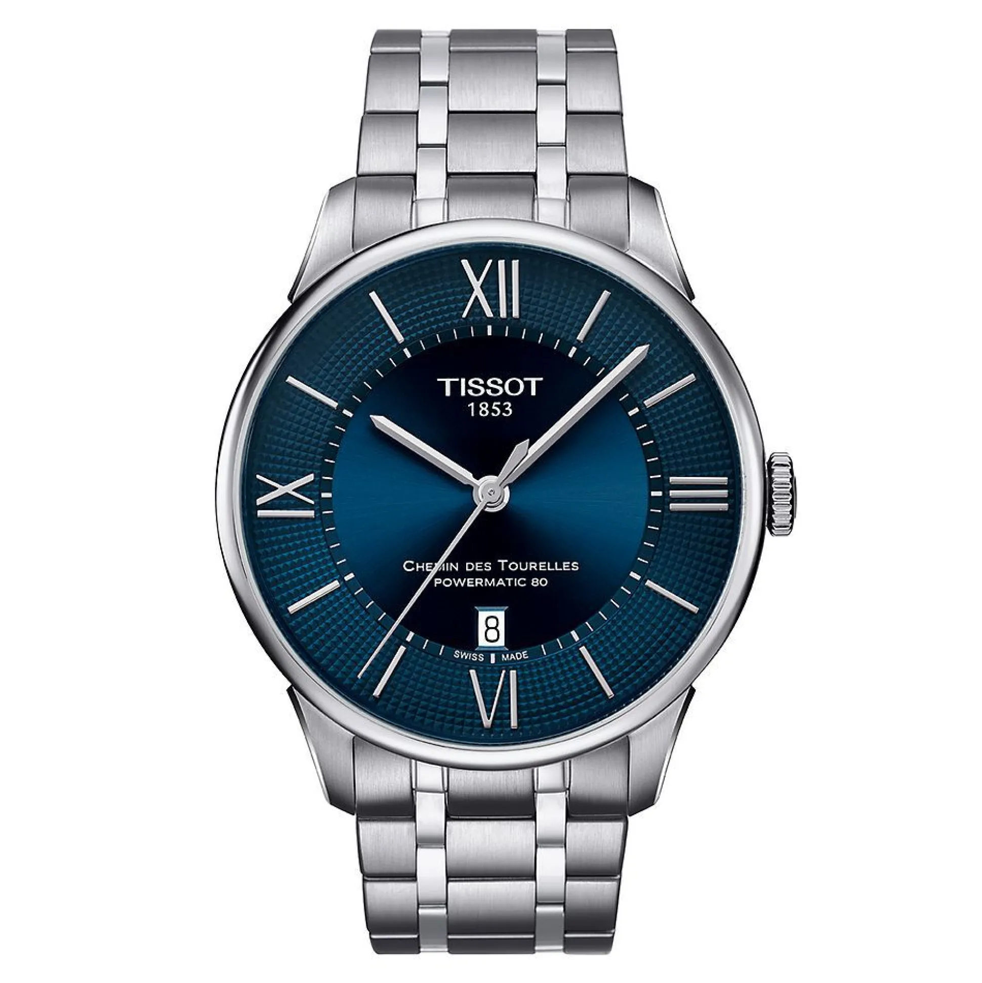 Chemin Des Tourelles Powermatic 80 Men's Watch In Stainless Steel, 42Mm