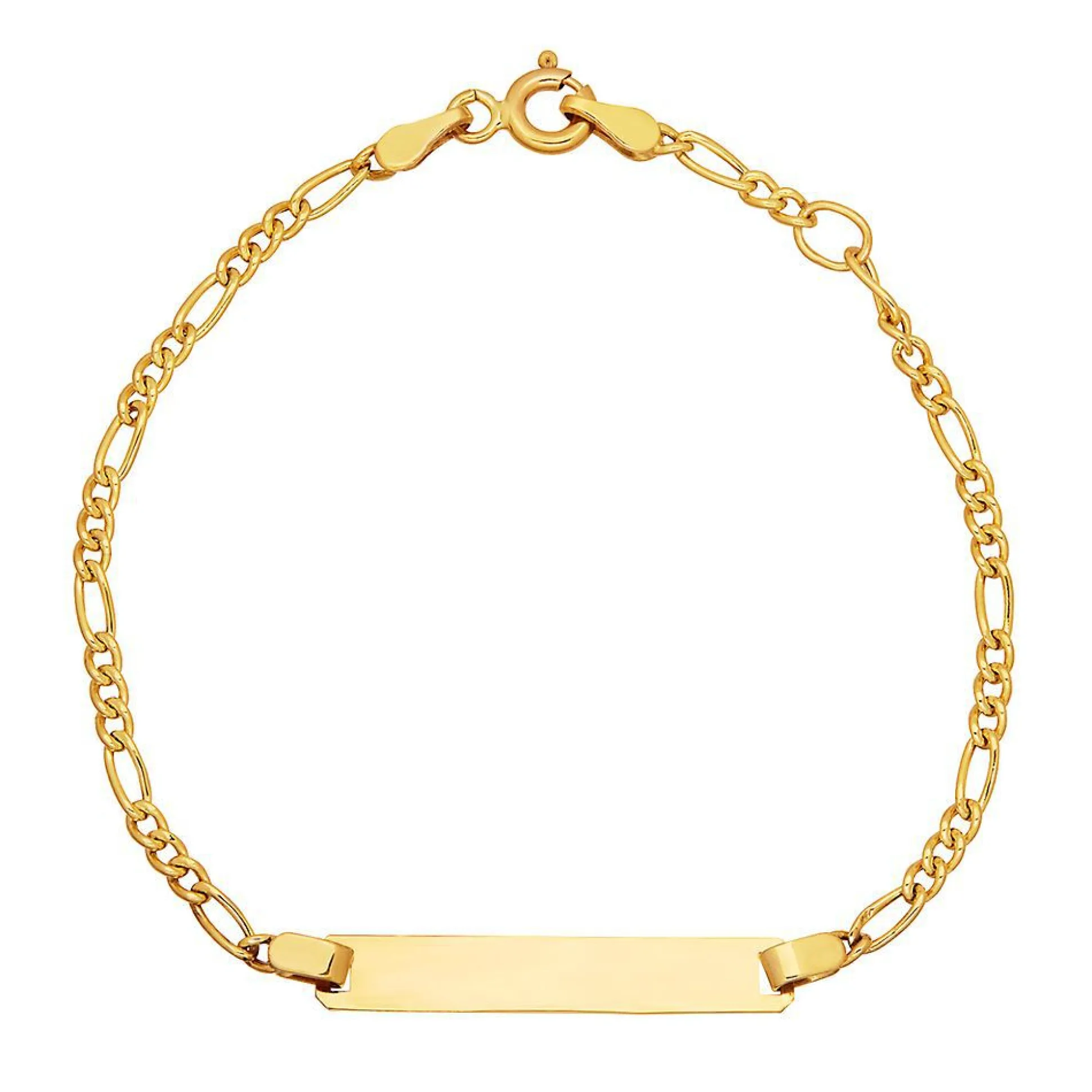 Children's Id Bracelet In 14K Yellow Gold