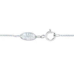 Diamond Anchor Pendant In Sterling Silver & 14K Rose Gold