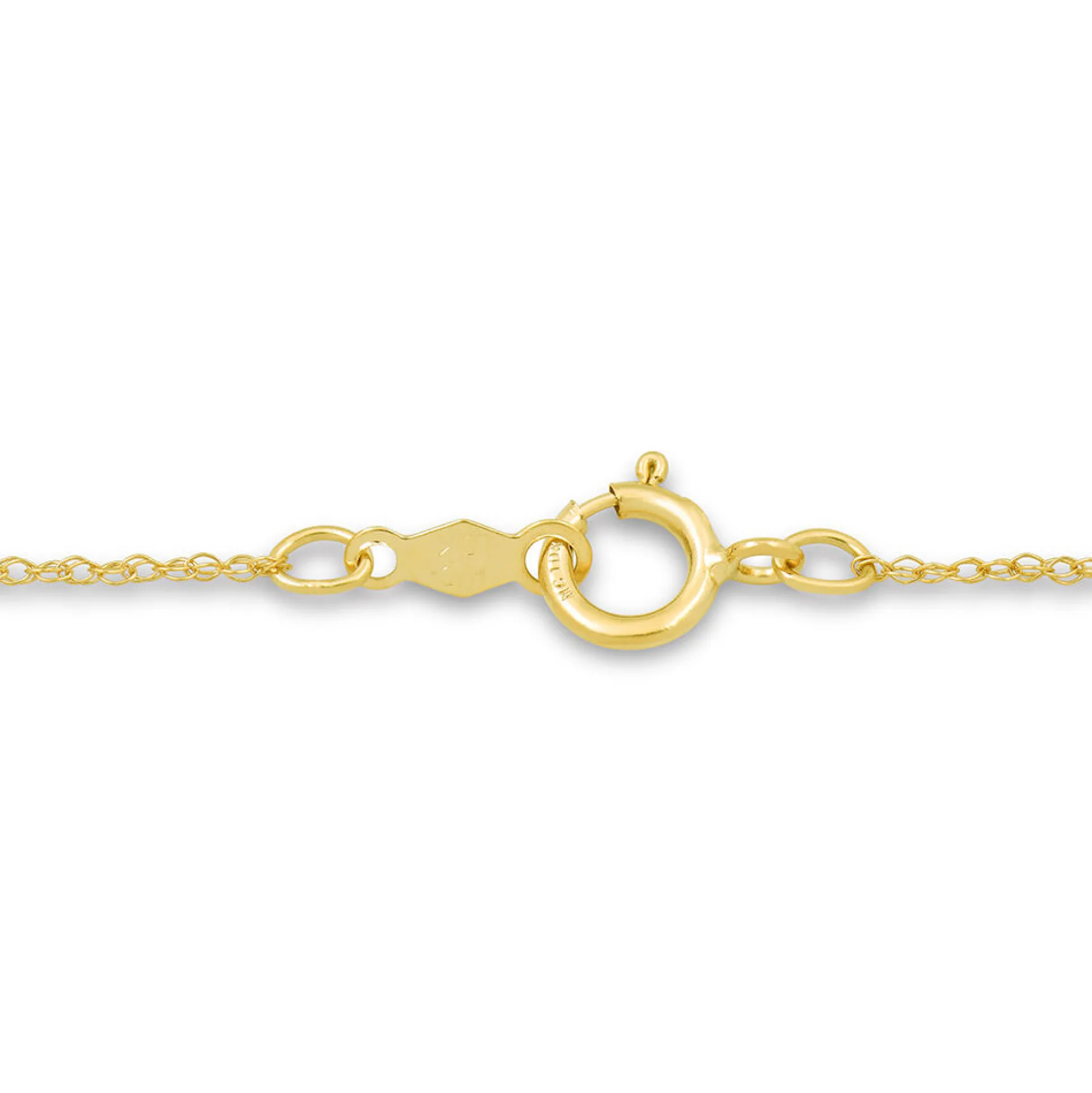 Diamond Cluster Stick Pendant In 10K Yellow Gold (1/4 Ct. Tw.)