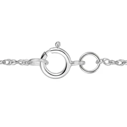 Diamond Heart Pin Pendant In Sterling Silver (1/4 Ct. Tw.)