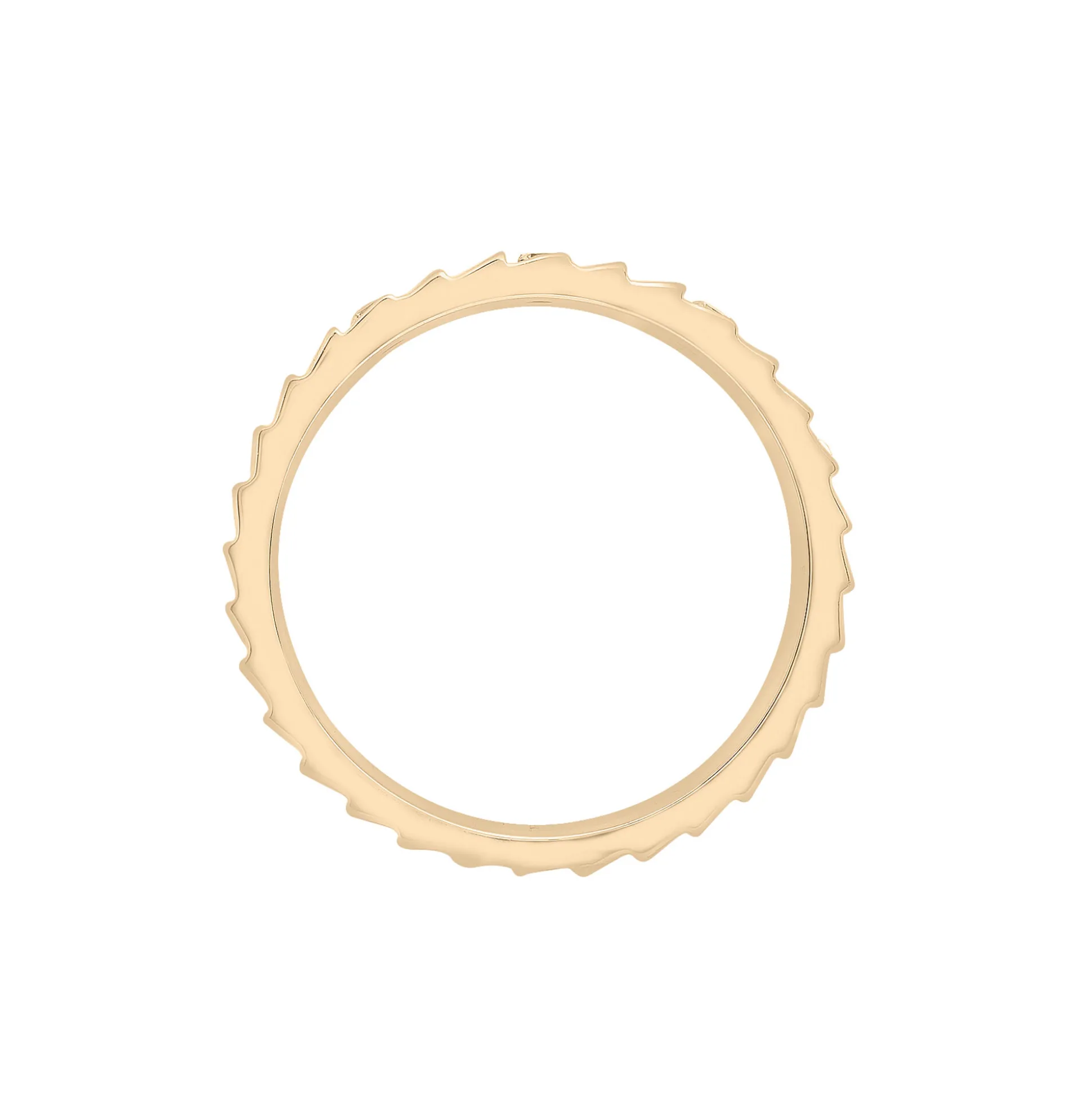 Diamond Multi-Row Ribbed Ring In Vermeil (1/7 Ct. Tw.)
