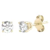 Diamond Round Solitaire Stud Earrings In (1/2 Ct. Tw.)
