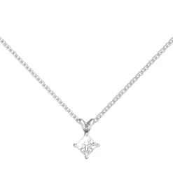 Diamond Solitaire Pendant In