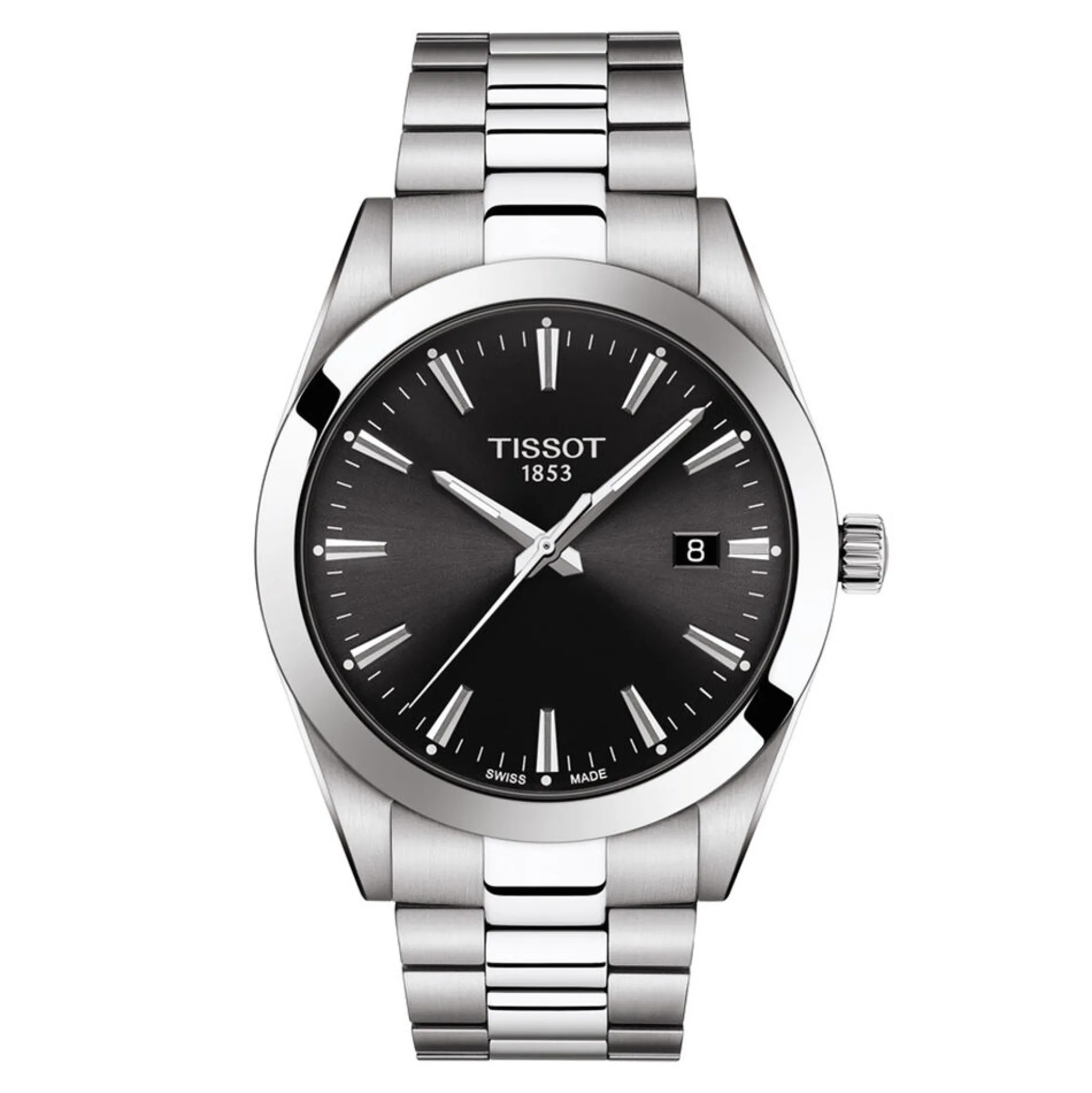 Gentleman Black Men's Watch In Stainless Steel, 40Mm