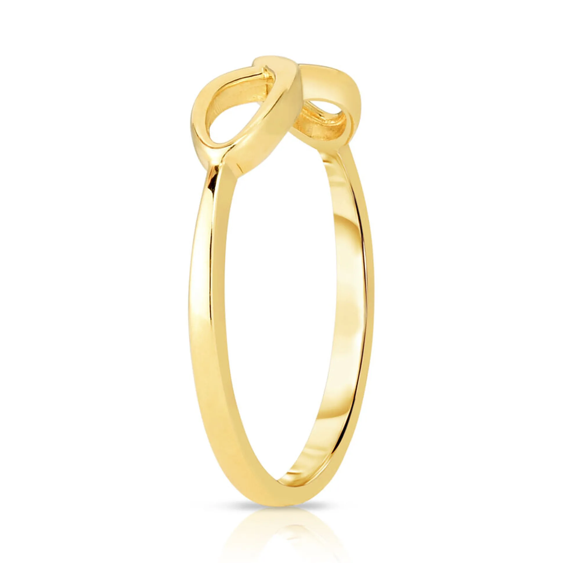 Infinity Stacking Ring In 14K Yellow Gold