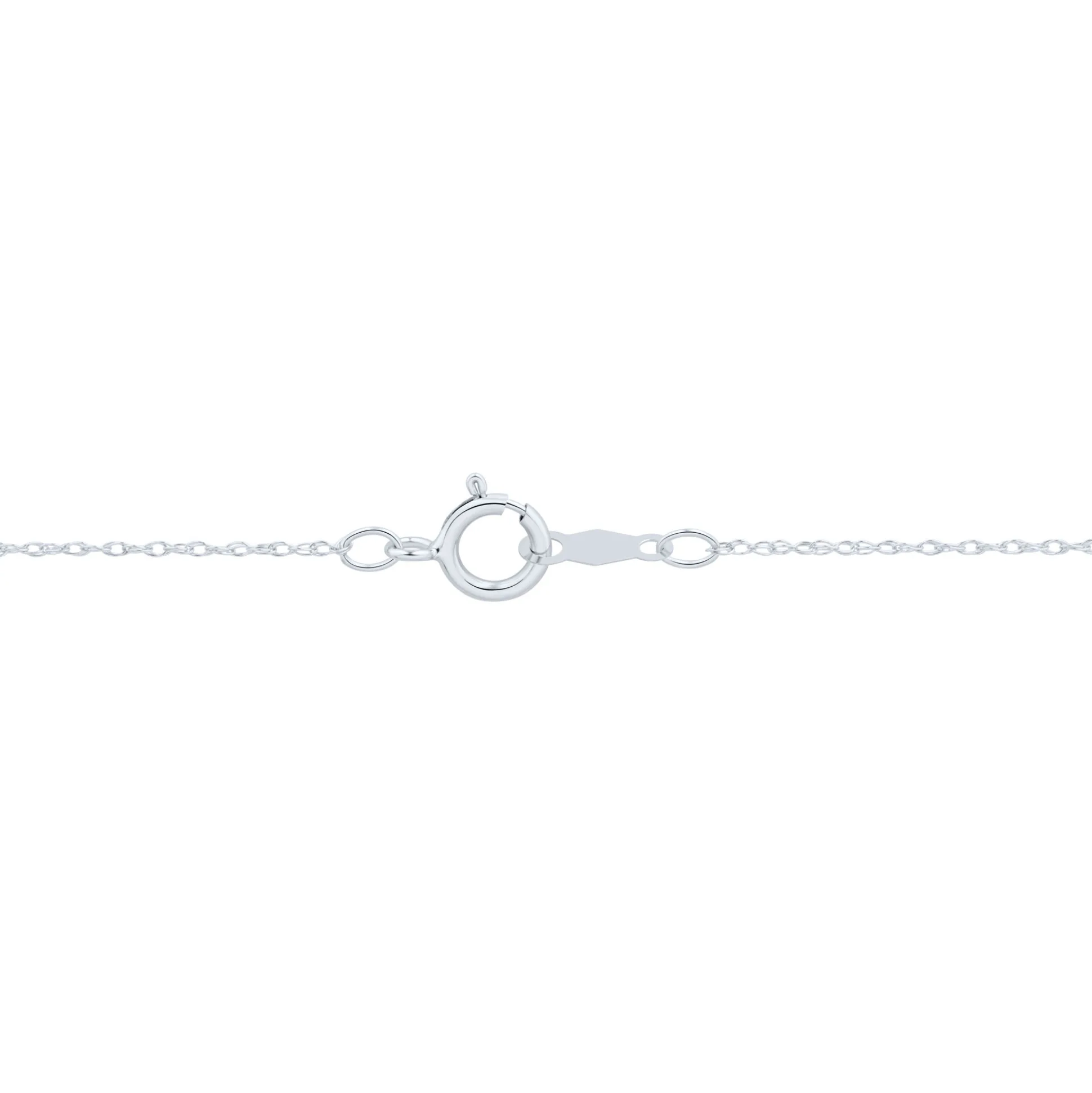 Lab Grown Diamond Bezel Heart Pendant In 14K White Gold (1/4 Ct. Tw.)