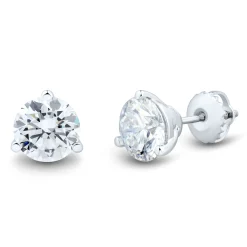 Lab Grown Diamond Martini Stud Earrings In 14K Gold (3 Ct. Tw.)