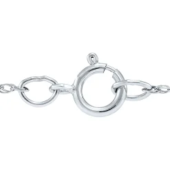 Lab Grown Diamond Open Hexagon Pendant In 14K White Gold (1/4 Ct. Tw.)