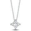 Lab Grown Diamond Princess-Cut Solitaire Pendant