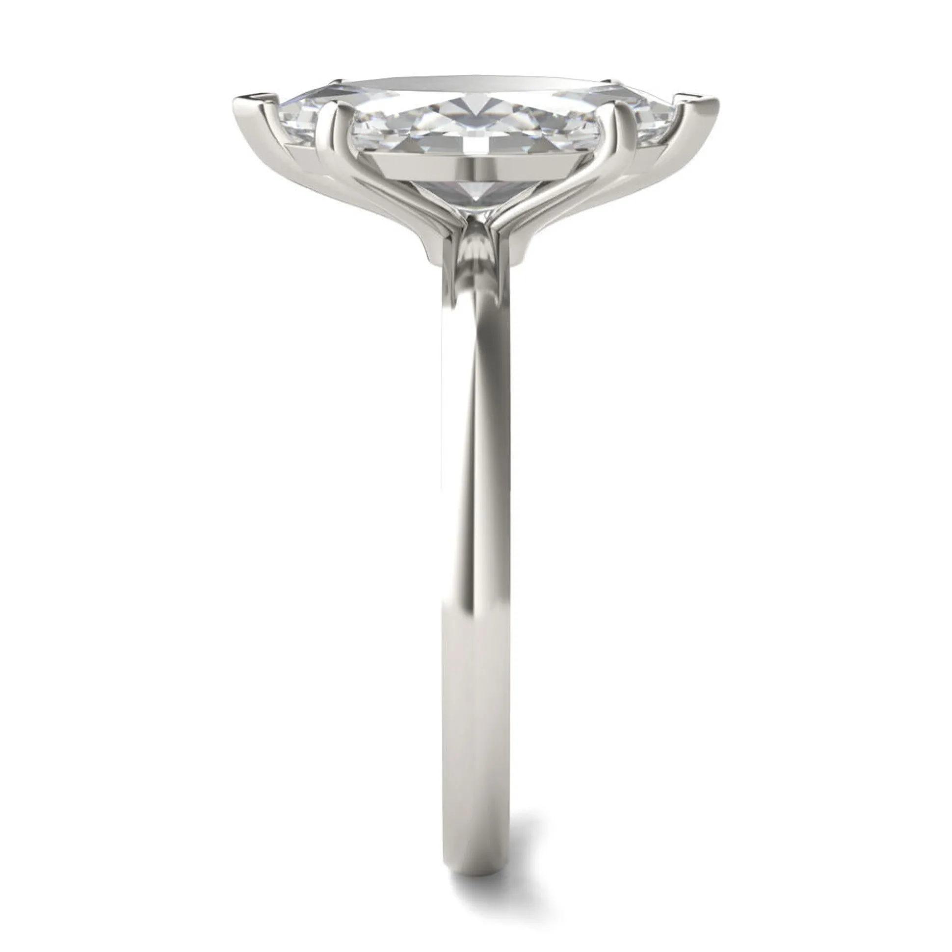 Lab-Created Moissanite Solitaire Engagement Ring (2-1/5 Ct. Tw.)