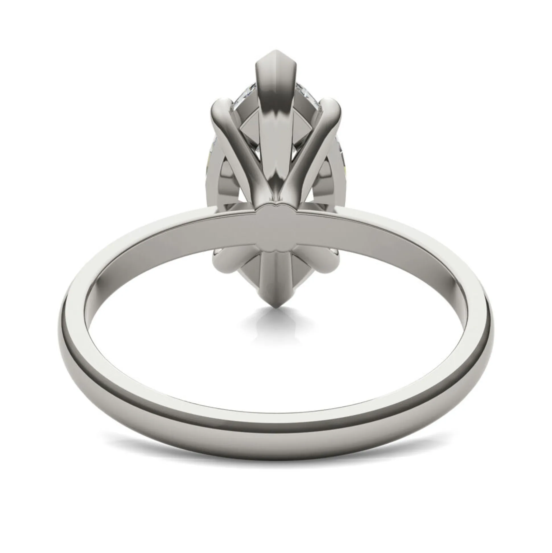 Lab-Created Moissanite Solitaire Engagement Ring (2-1/5 Ct. Tw.)
