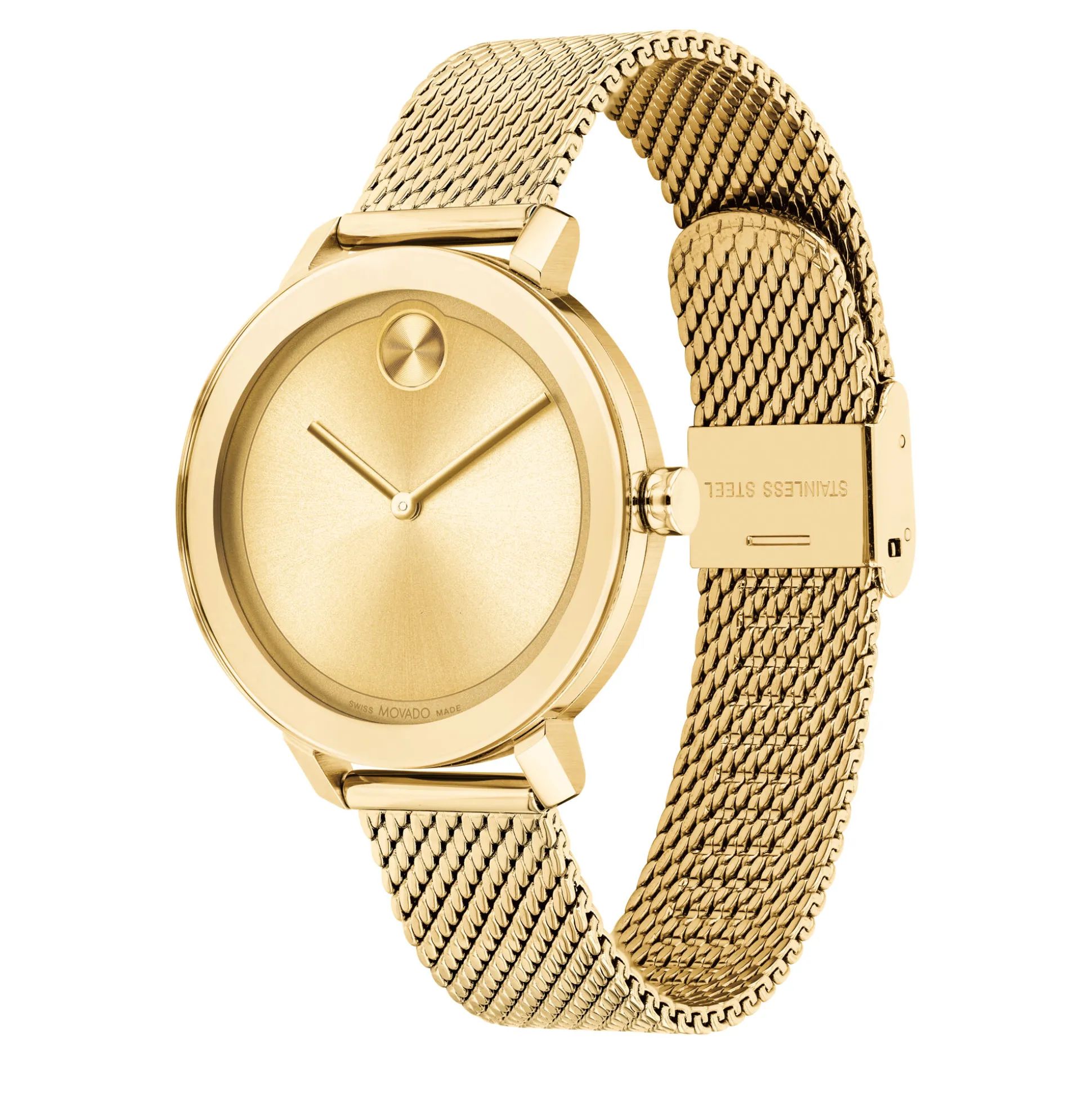 Ladies' Bold Evolution Watch In Yellow Gold-Tone, 34Mm