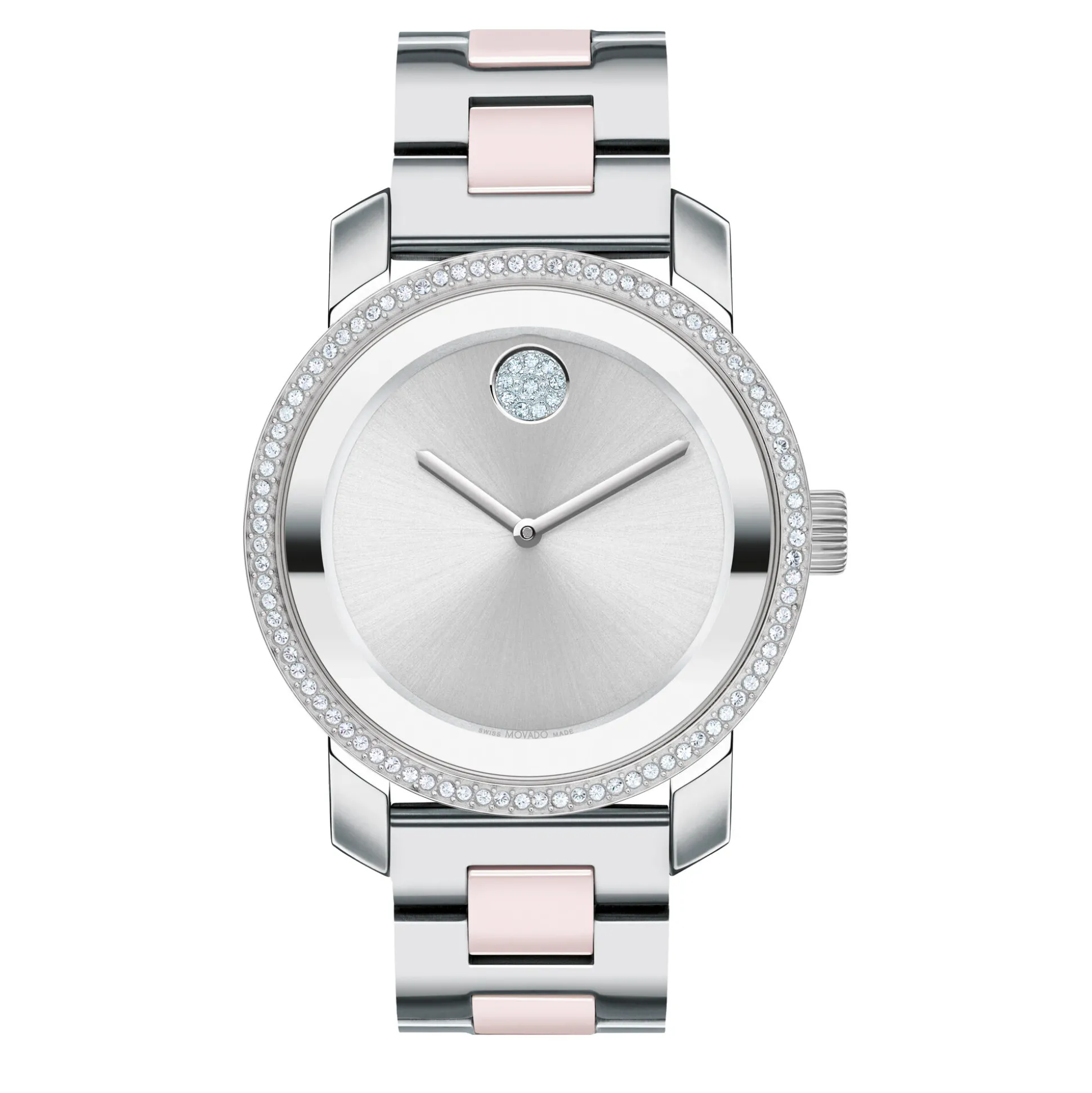 Ladies' Ceramic Watch In Stainless Steel And Ceramic