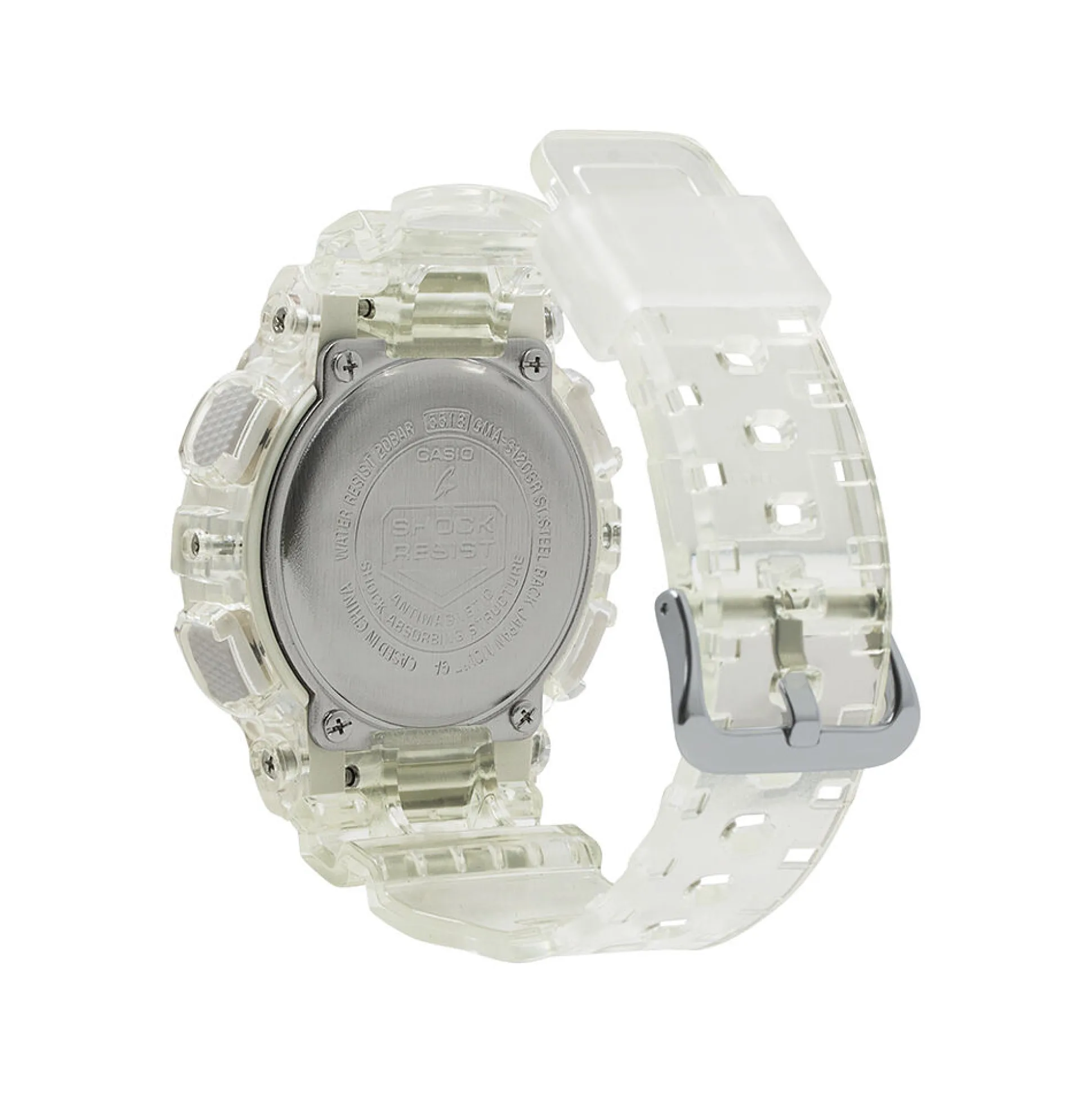Ladies' S Series Clear Resin Watch With Rose Gold-Tone Chronograph Dial