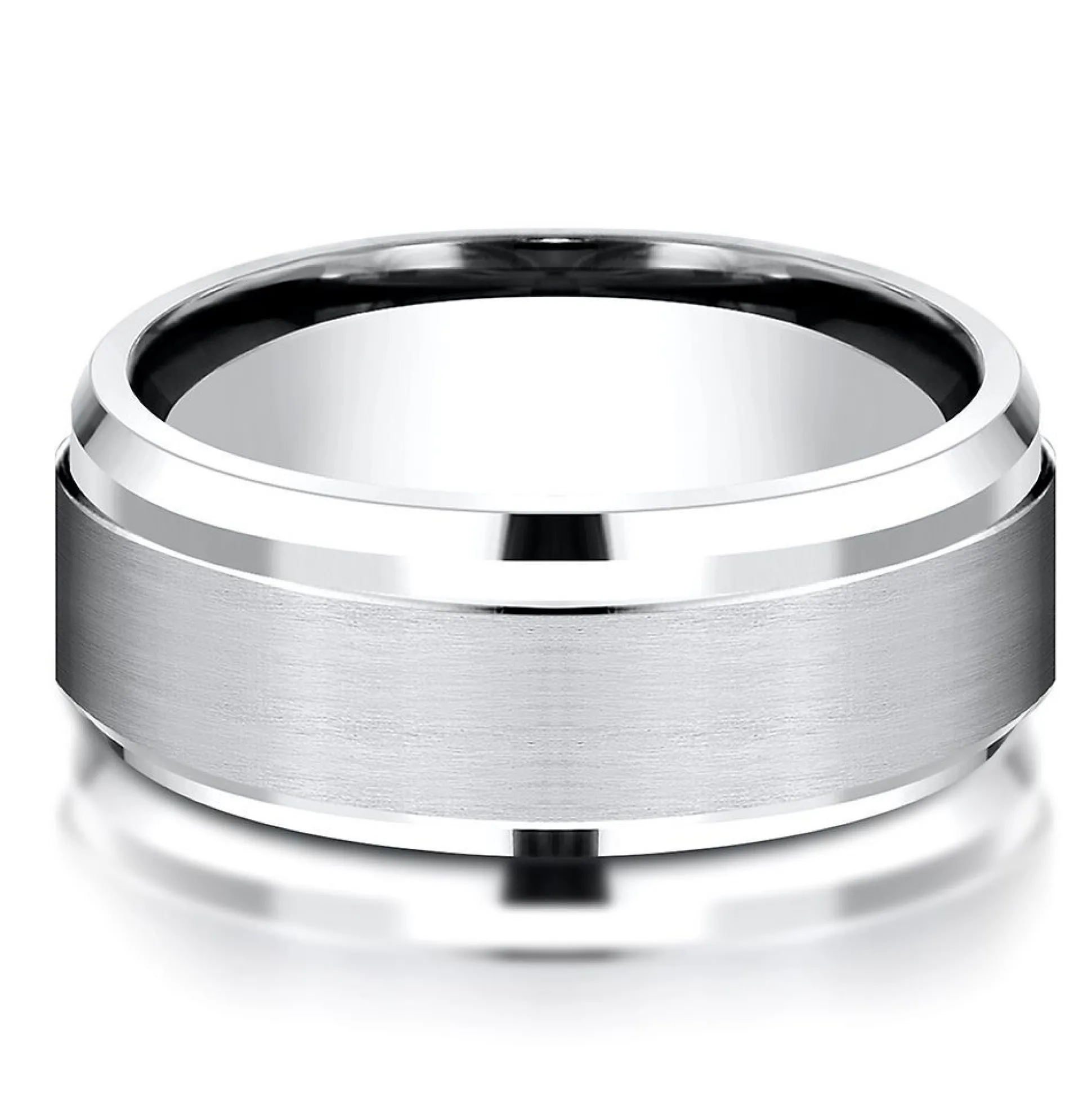 Men's Band In White Cobalt, 9Mm