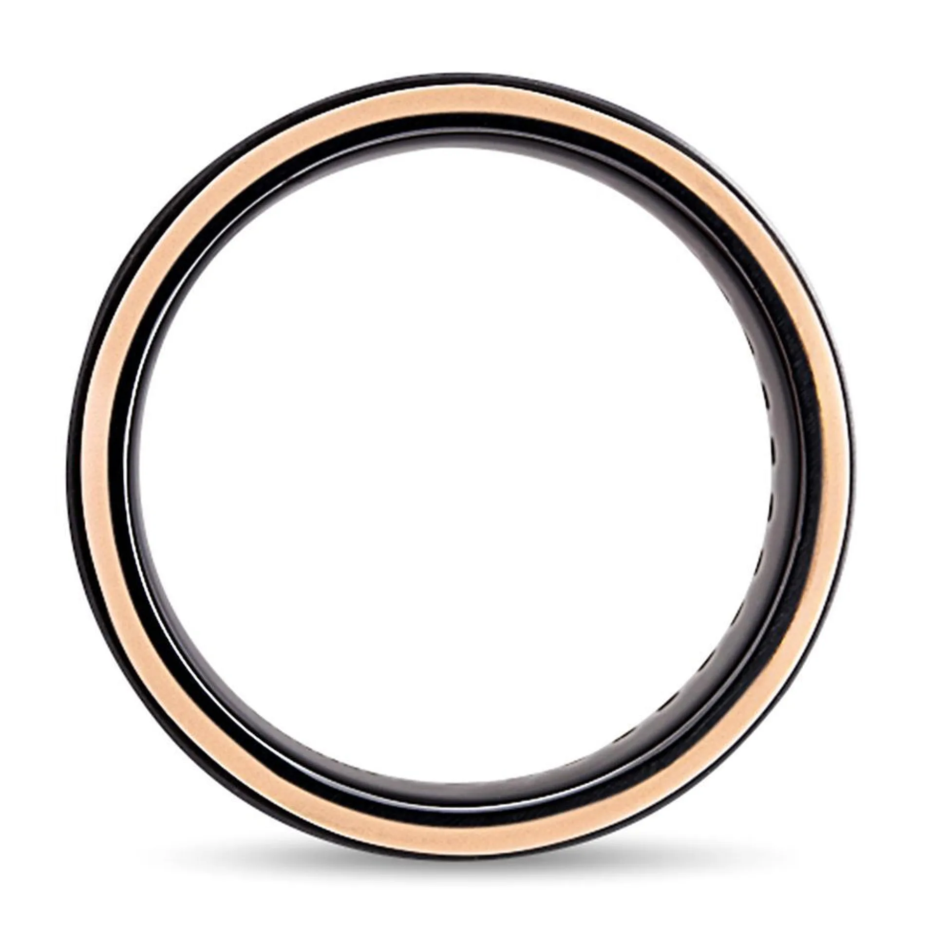 Men's Black Diamond Wedding Band In Black Zirconium, 8Mm (5/8 Ct.Tw.)