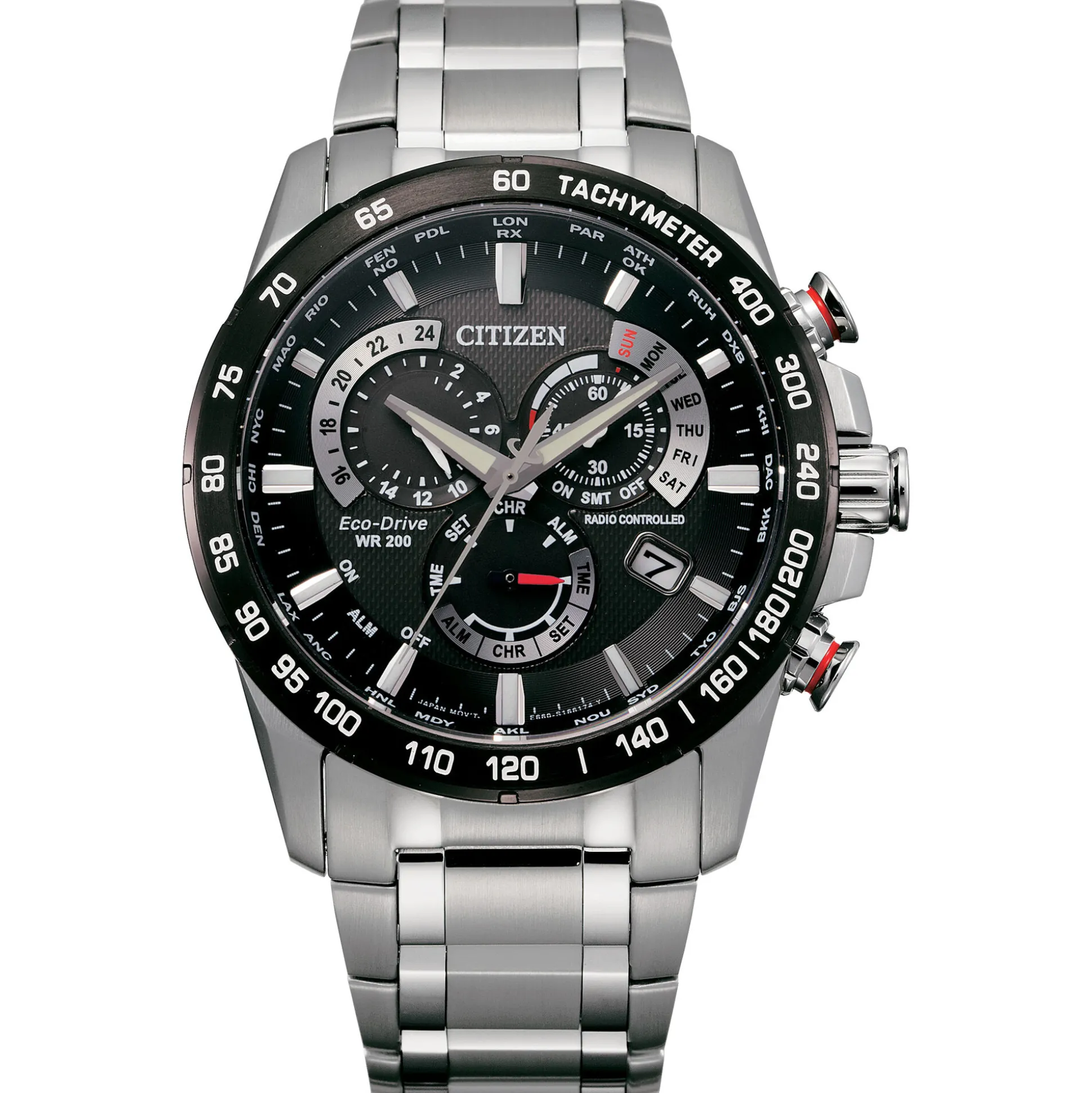 Men's Pcat Chronograph Watch In Stainless Steel
