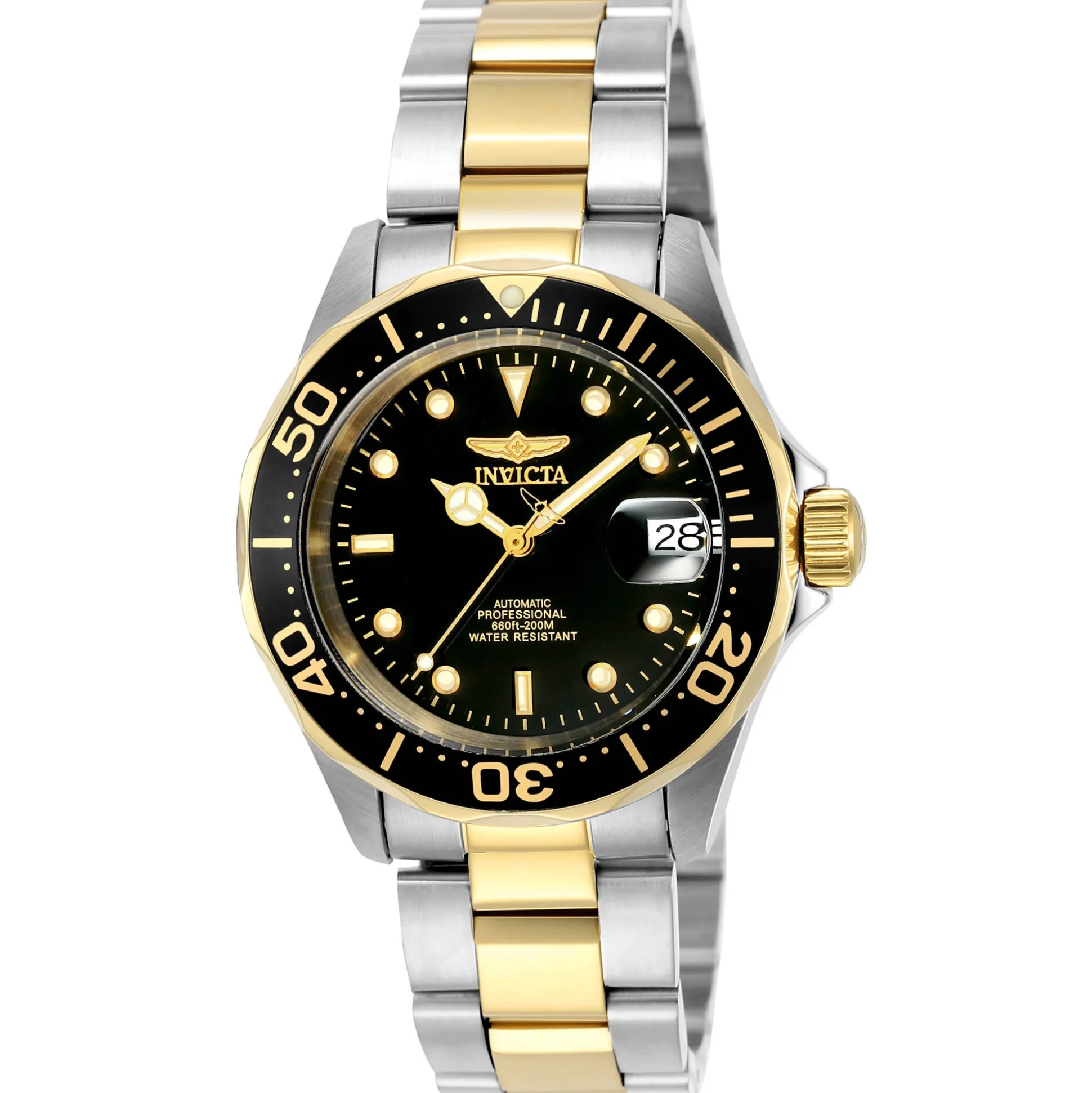 Men's Pro Diver Watch In Two-Tone Stainless Steel