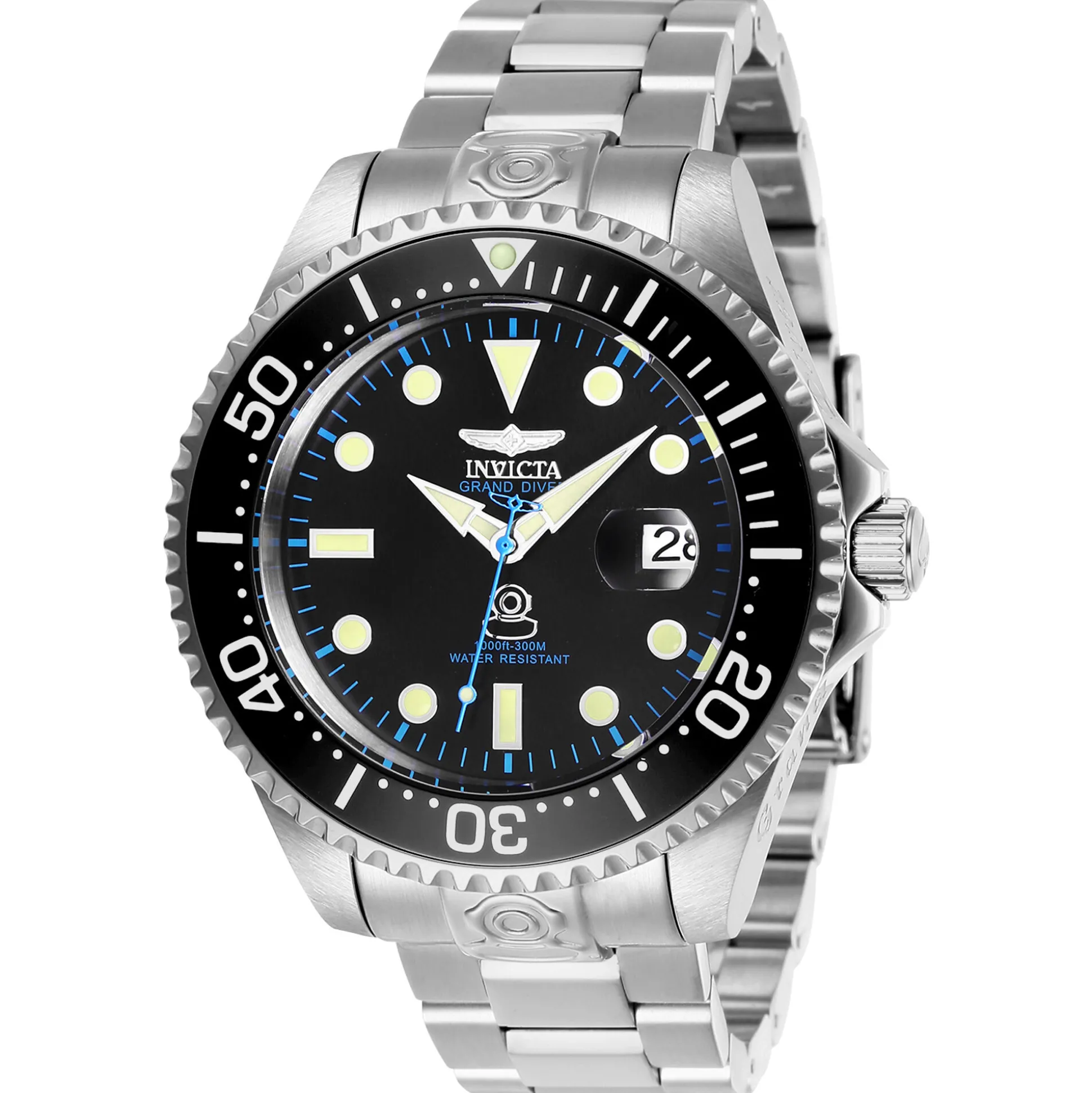 Men's Pro-Diver Watch In Stainless Steel