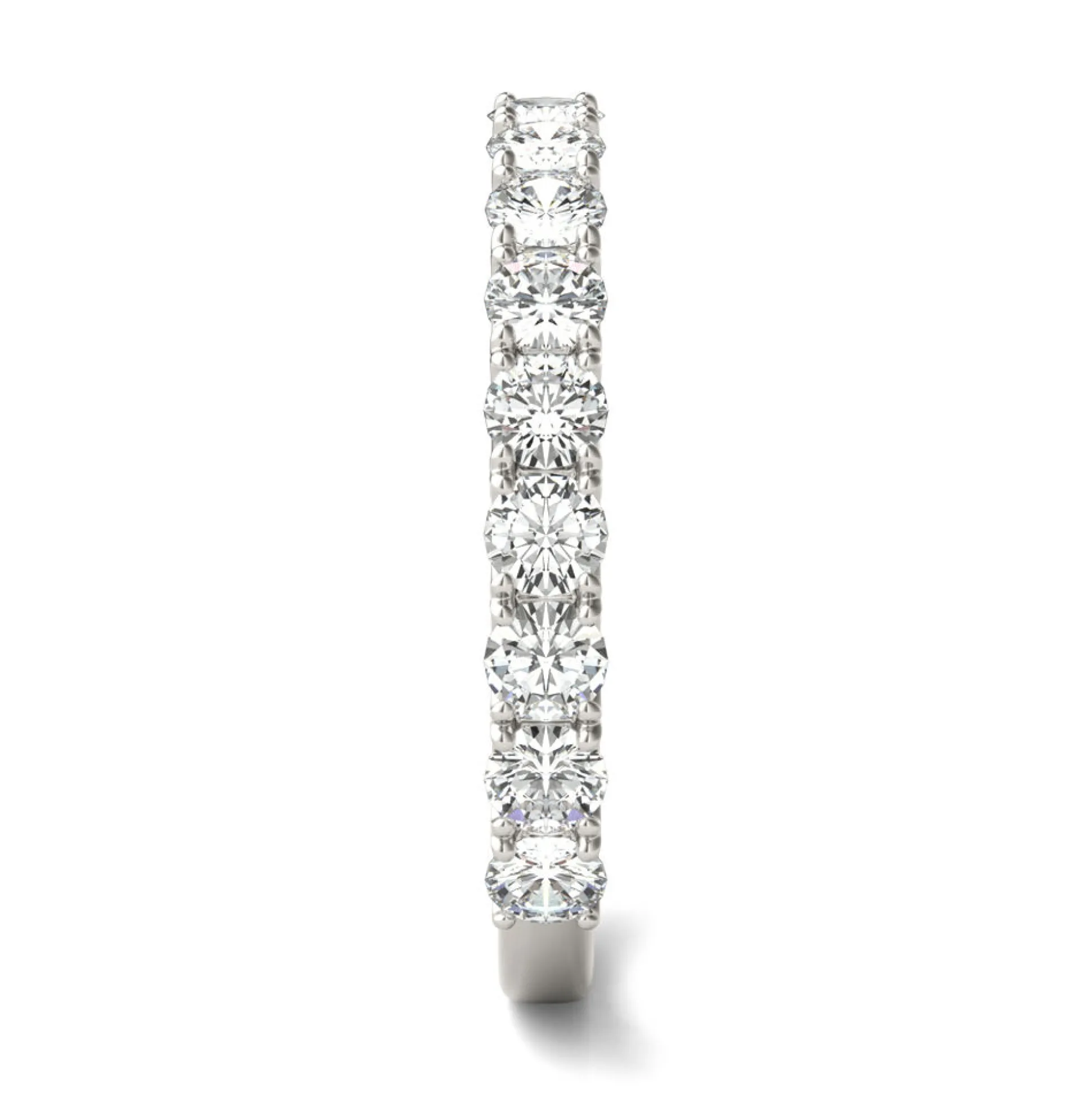 Moissanite Band In 14K White Gold (1 Ct. Tw.)