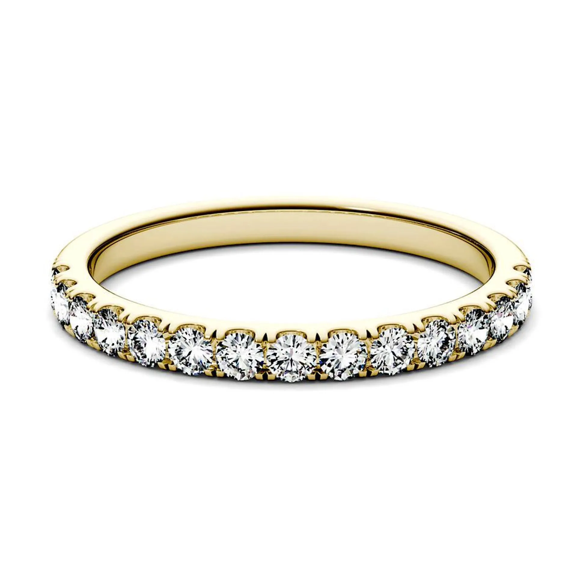 Moissanite Band In 14K Yellow Gold (1/2 Ct. Tw.)