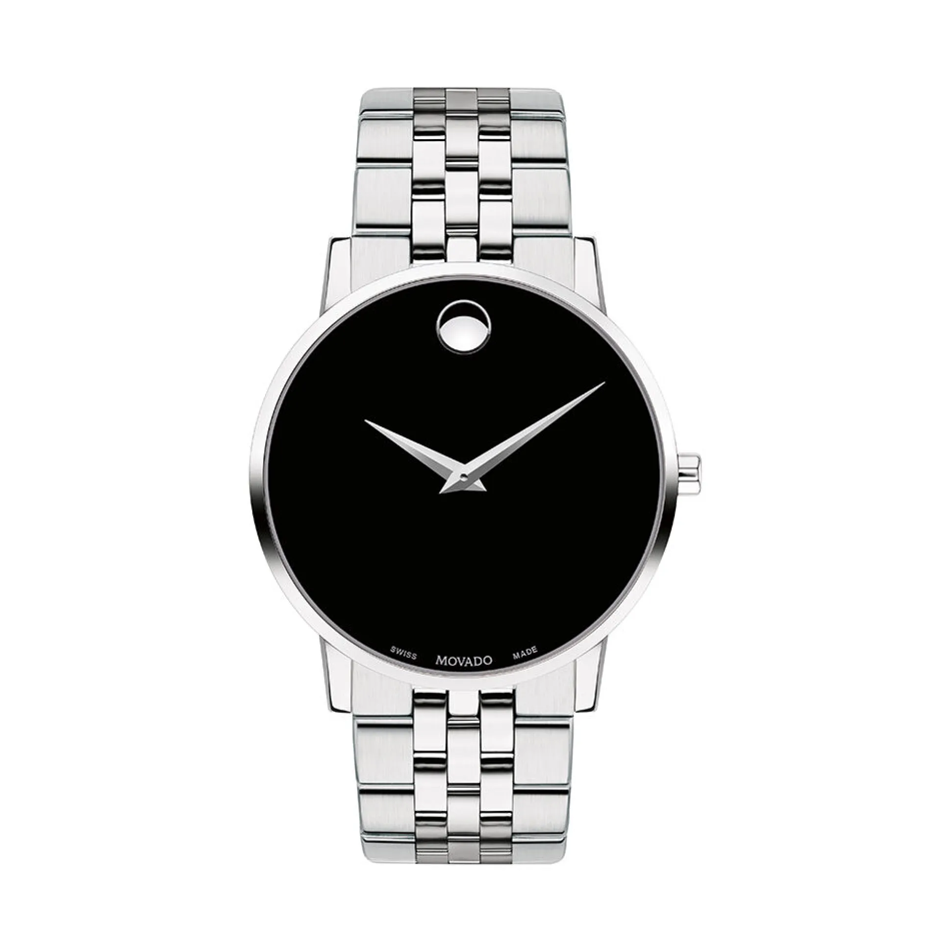 Museum Classic Men's Watch With Black Dial In Stainless Steel, 40Mm