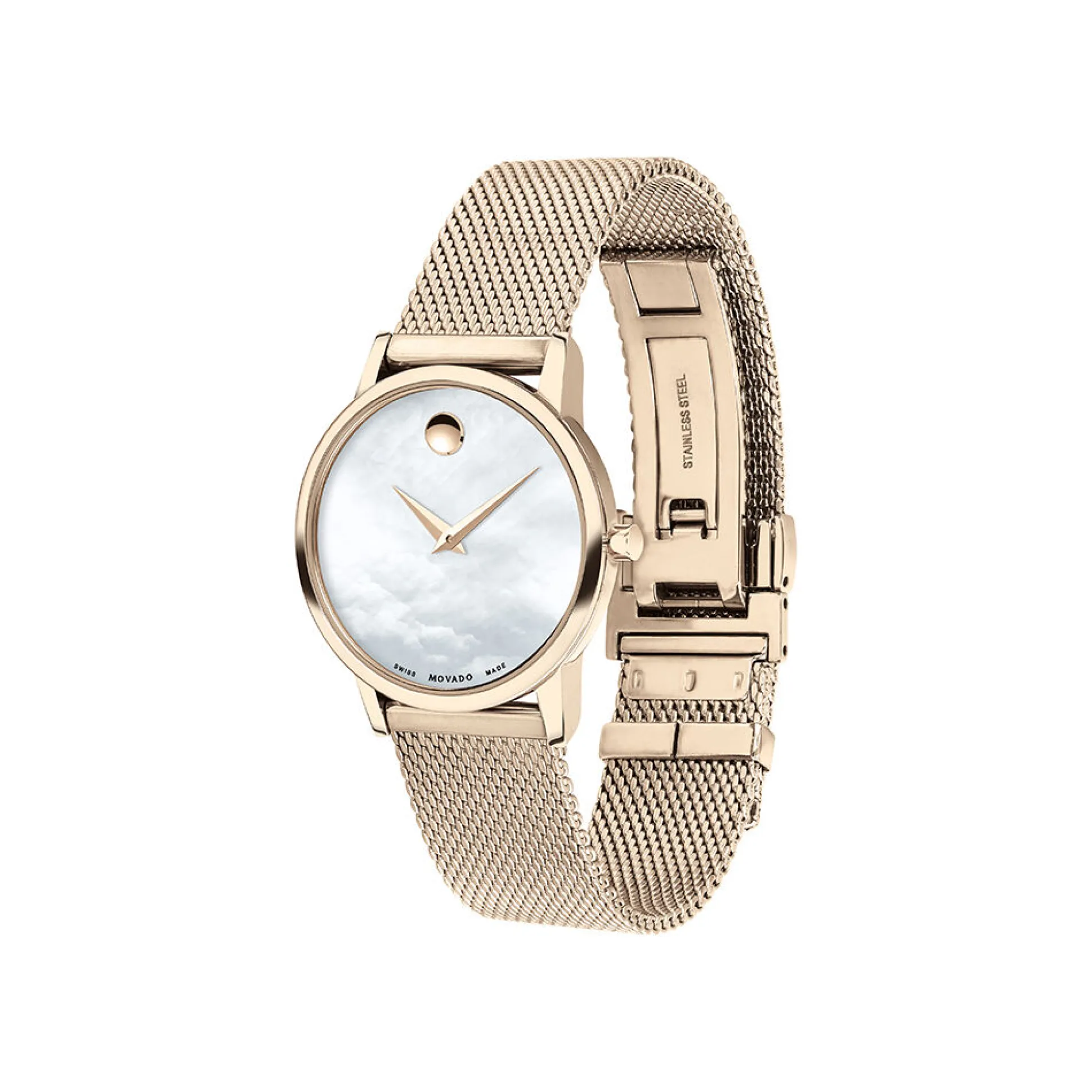 Museum Classic Women's Watch In Rose Gold-Tone Stainless Steel, 28Mm