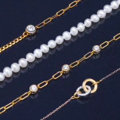 Pearl Bracelet With Vermeil Closure