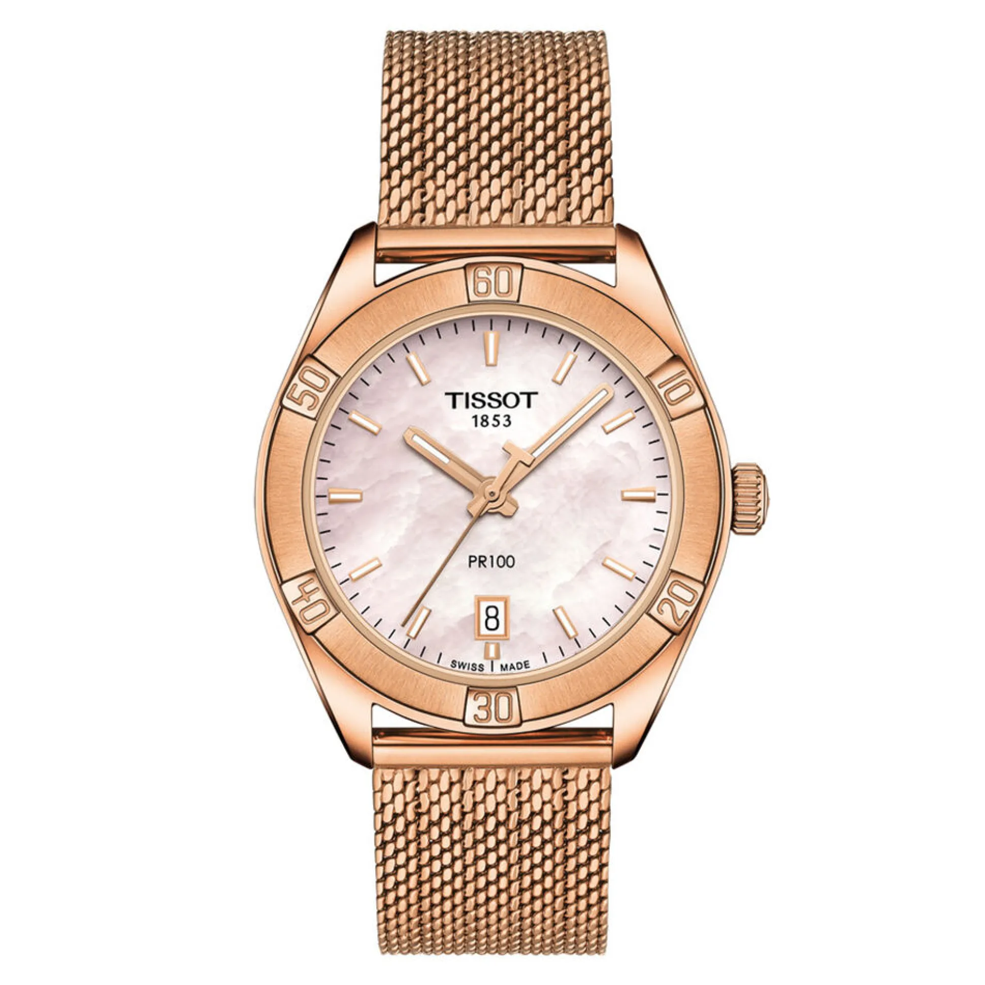 Pr100 Classic Women's Watch In Rose Gold-Tone Ion-Plated Stainless Steel, 36Mm
