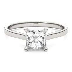 Princess-Cut Moissanite Solitaire Ring In 14K Gold (7/8 Ct. Tw.)