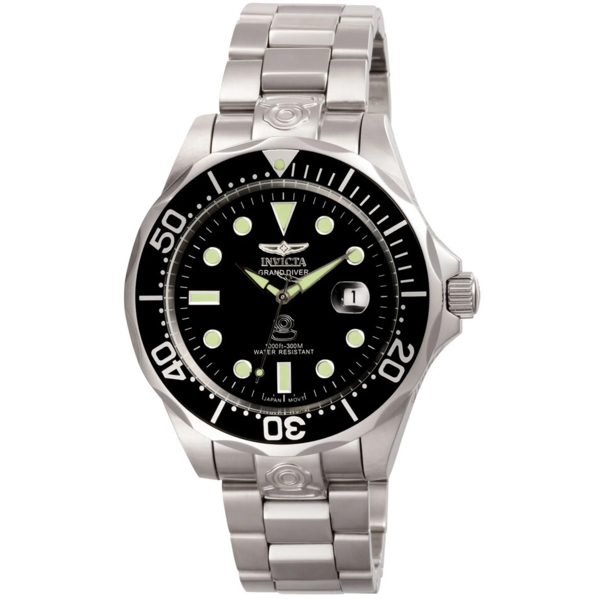 Pro Diver Automatic Black Men's Watch In Stainless Steel