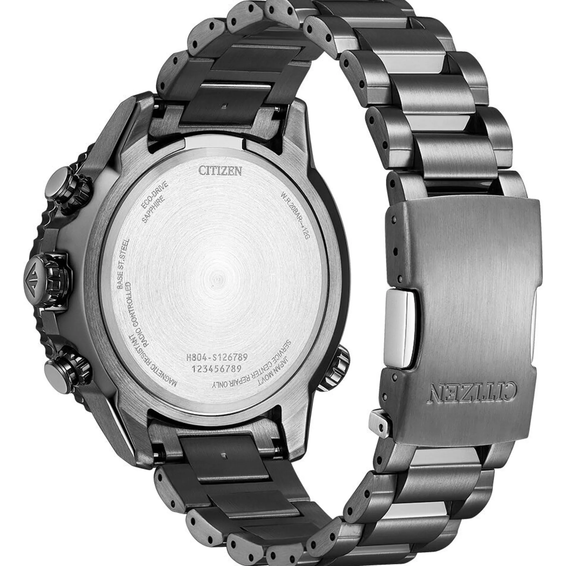 Promaster Blue Angels Navihawk Chronograph Men's Watch In Gray Ion-Plated Stainless Steel
