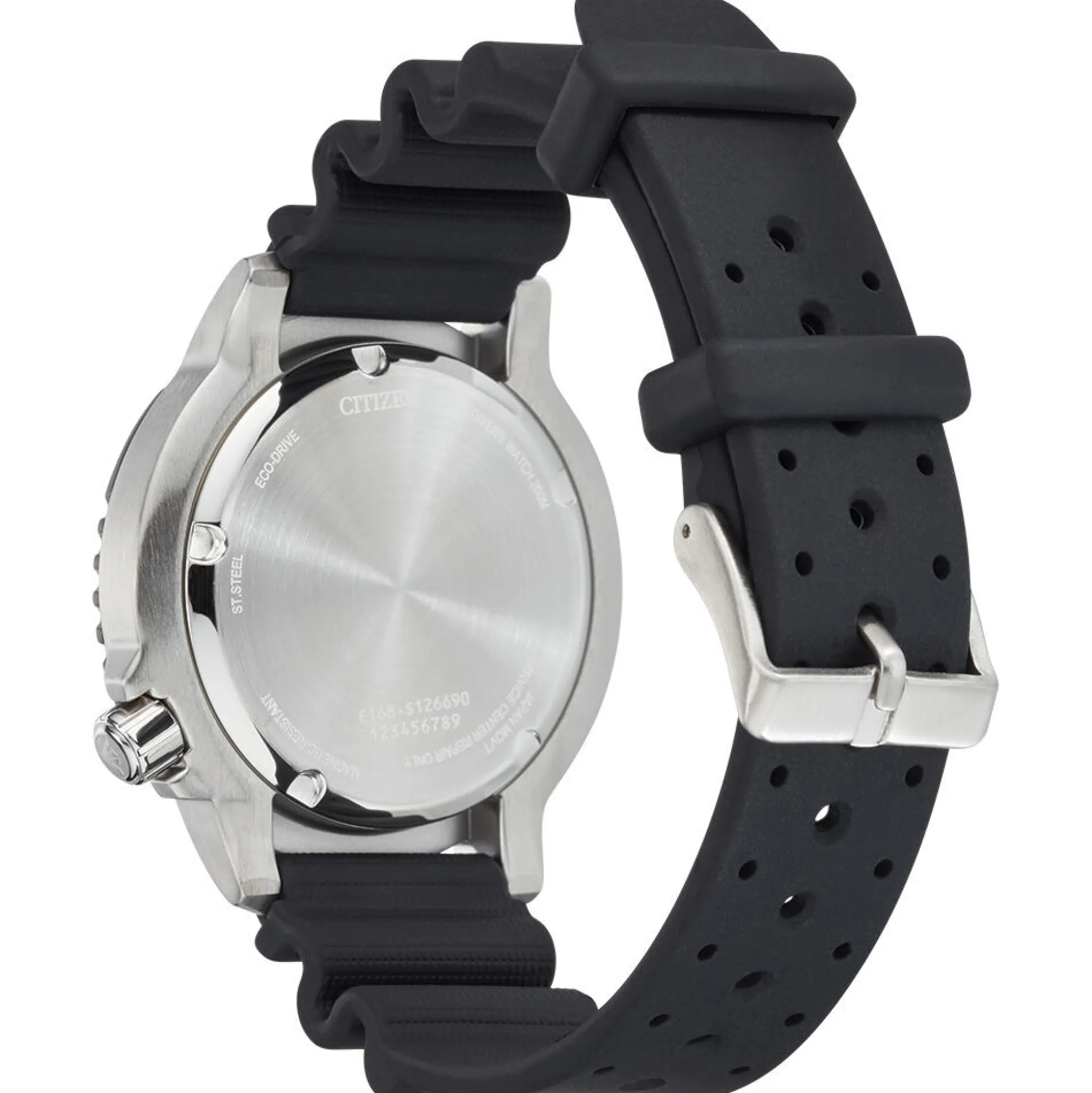 Promaster Diver Men's Watch With Polyurethane Bracelet In Sterling Silver