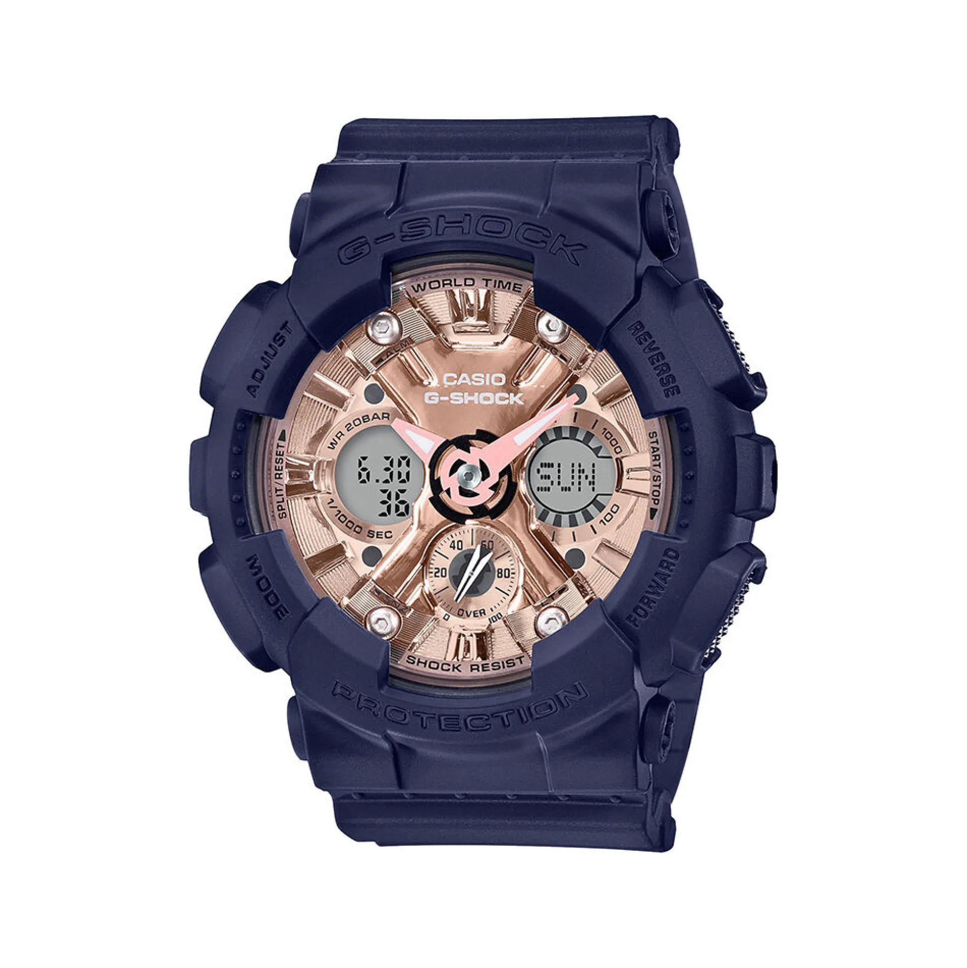 S Series Analog-Digital Women's Watch In Navy Resin