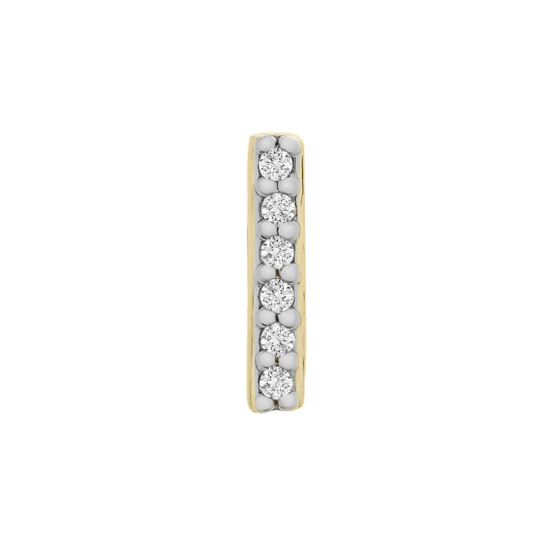 Single Diamond Stud Earring Bar