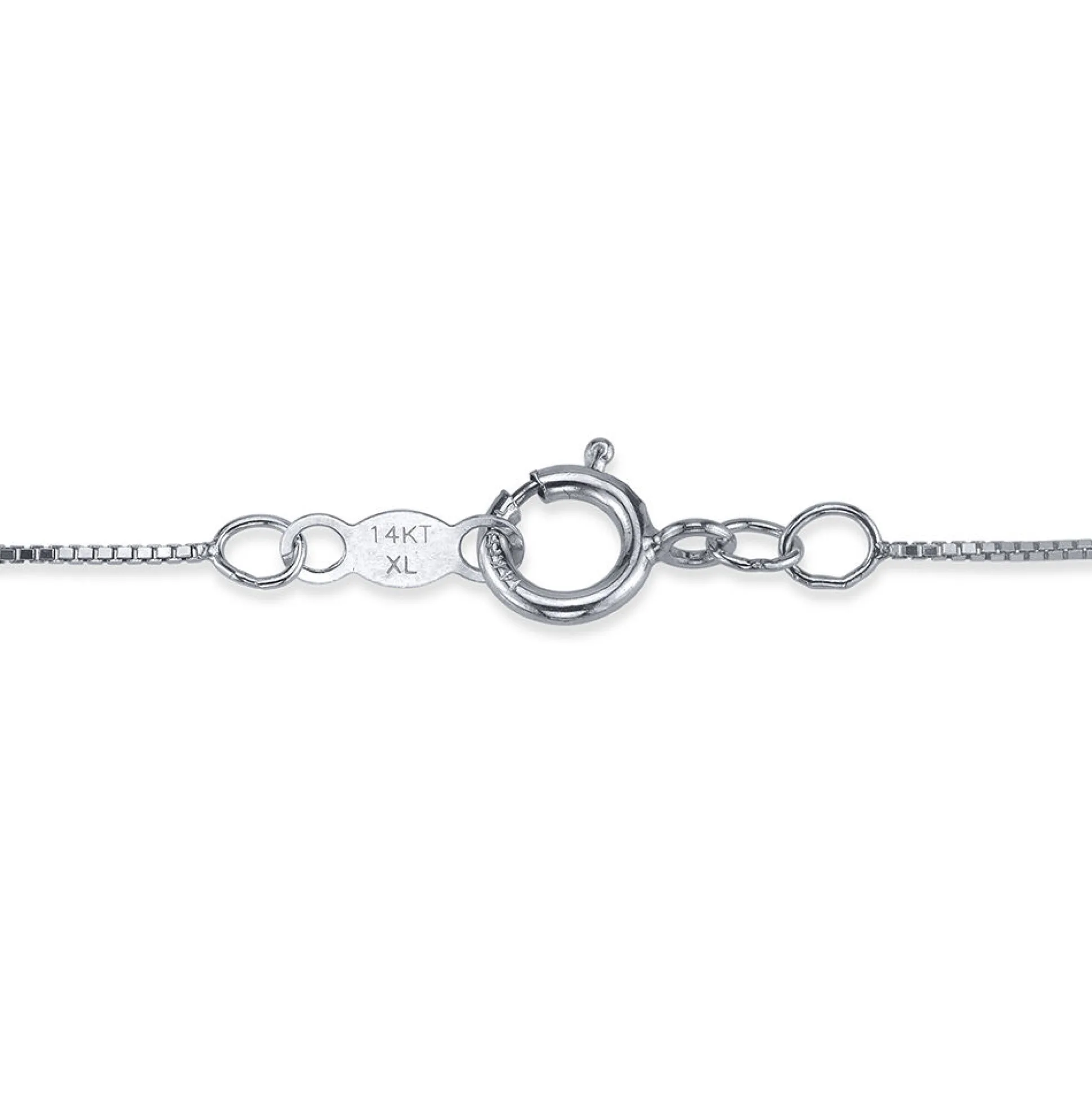 Two-Stone Diamond Necklace In 14K White Gold (1/3 Ct. Tw.)